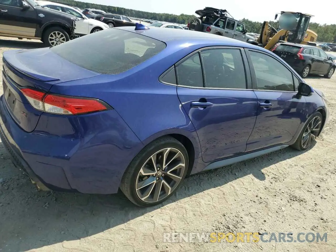 3 fotografías del automóvil dañado 5YFS4RCE7LP009538 TOYOTA COROLLA 2020