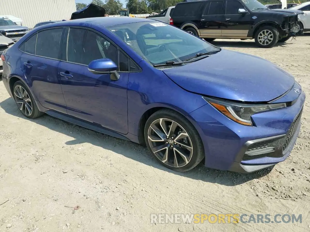 4 fotografías del automóvil dañado 5YFS4RCE7LP009538 TOYOTA COROLLA 2020