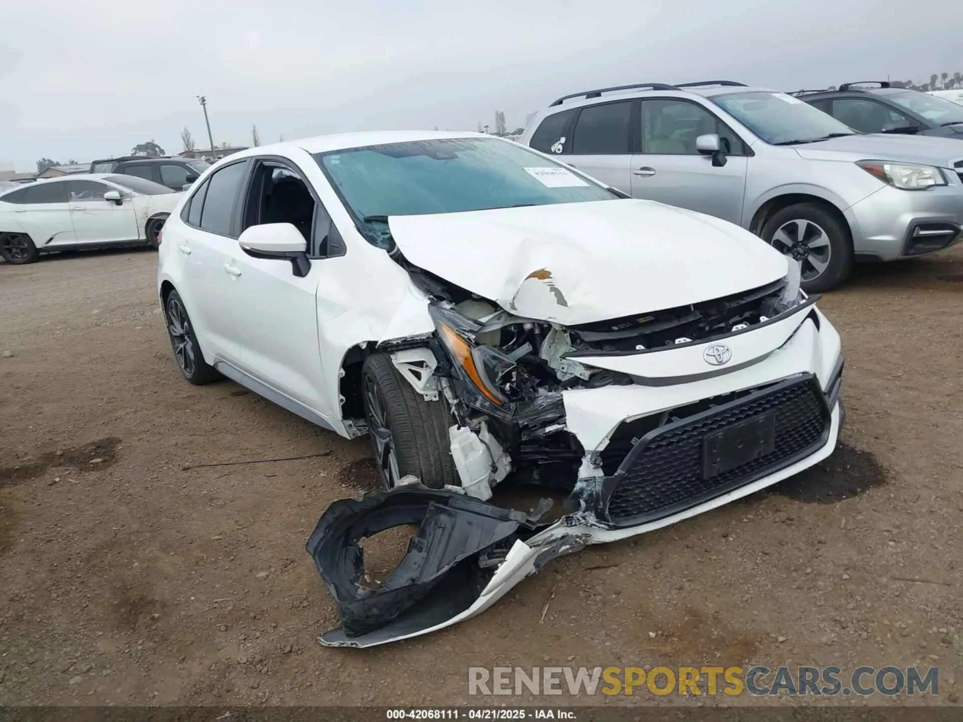 1 fotografías del automóvil dañado 5YFS4RCE7LP013783 TOYOTA COROLLA 2020
