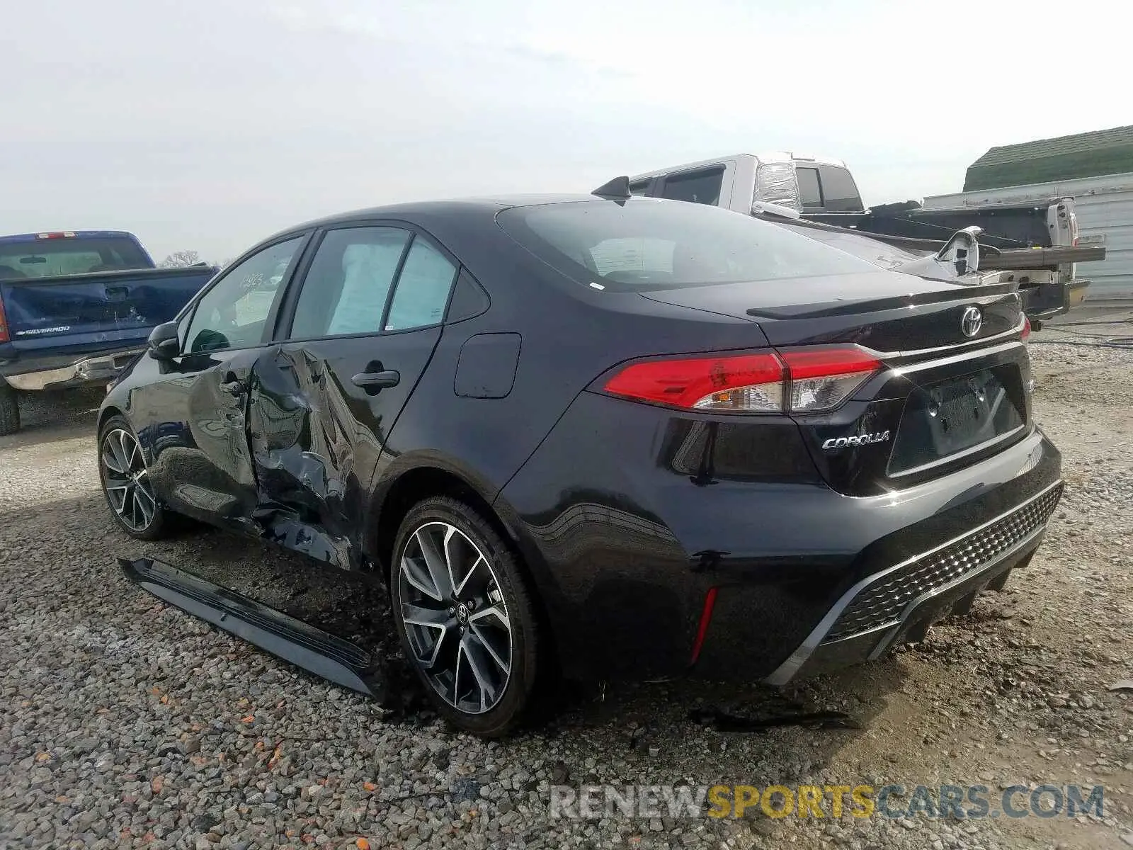 3 fotografías del automóvil dañado 5YFS4RCE7LP016036 TOYOTA COROLLA 2020
