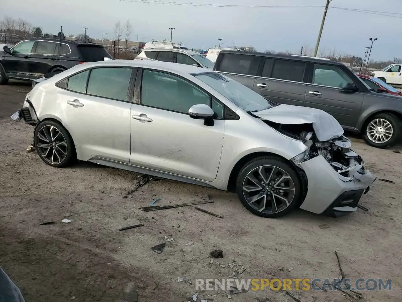 4 fotografías del automóvil dañado 5YFS4RCE7LP023990 TOYOTA COROLLA 2020