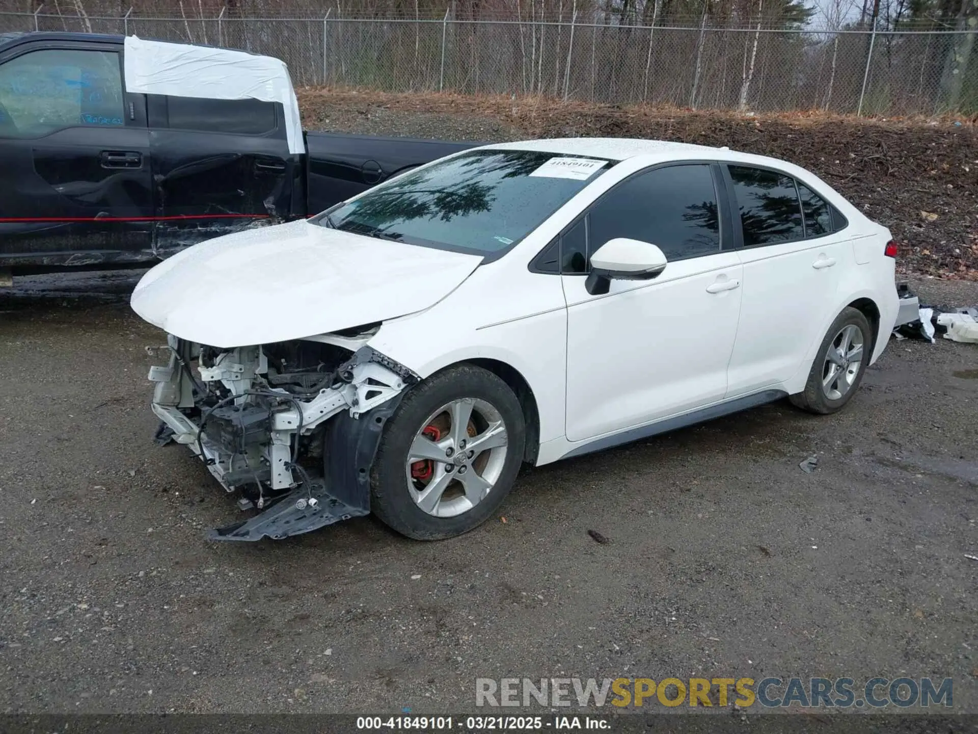 2 fotografías del automóvil dañado 5YFS4RCE7LP026260 TOYOTA COROLLA 2020