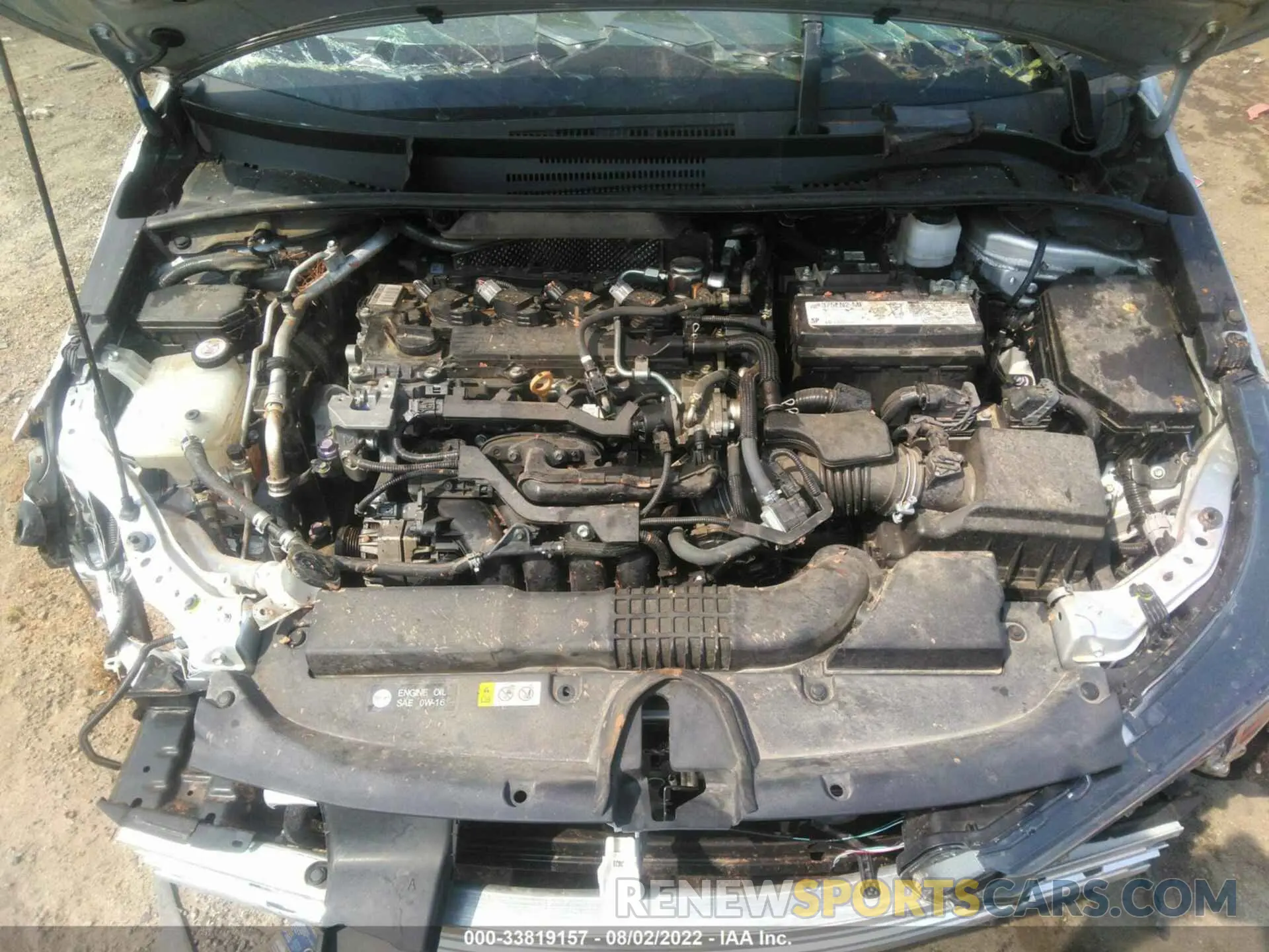 10 fotografías del automóvil dañado 5YFS4RCE7LP033998 TOYOTA COROLLA 2020