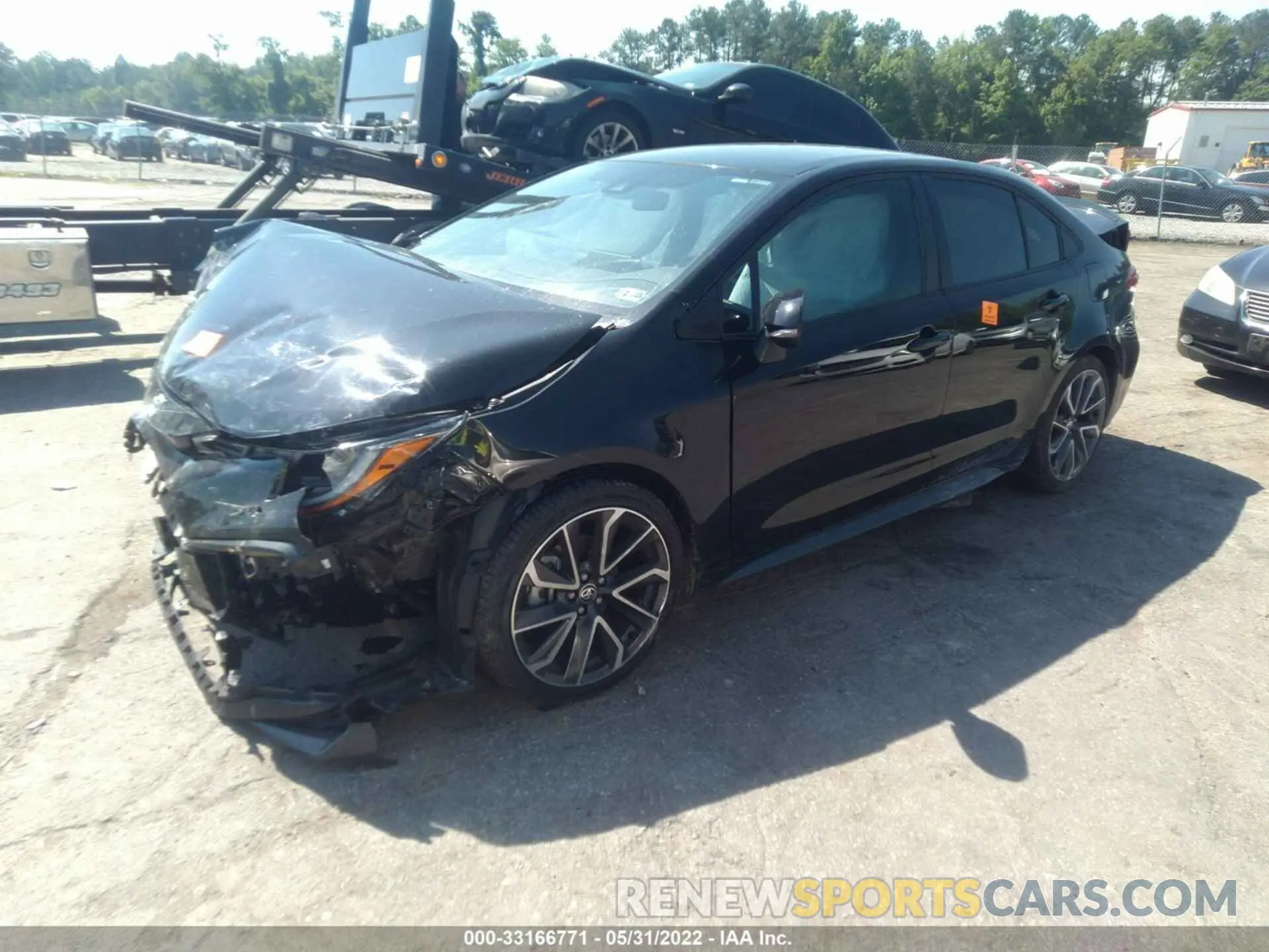 2 fotografías del automóvil dañado 5YFS4RCE7LP047643 TOYOTA COROLLA 2020