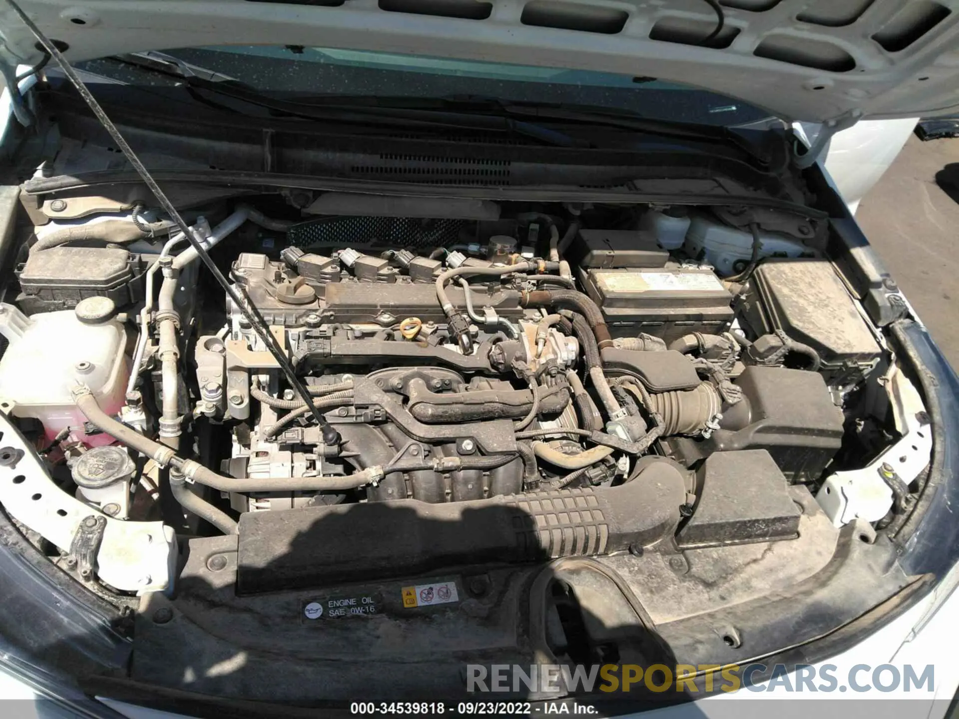 10 fotografías del automóvil dañado 5YFS4RCE7LP055080 TOYOTA COROLLA 2020