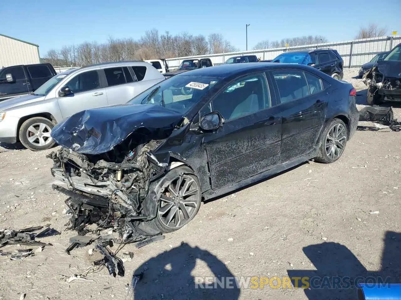 1 fotografías del automóvil dañado 5YFS4RCE8LP001626 TOYOTA COROLLA 2020