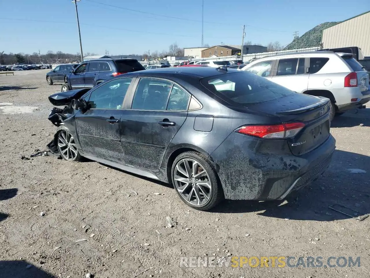 2 fotografías del automóvil dañado 5YFS4RCE8LP001626 TOYOTA COROLLA 2020