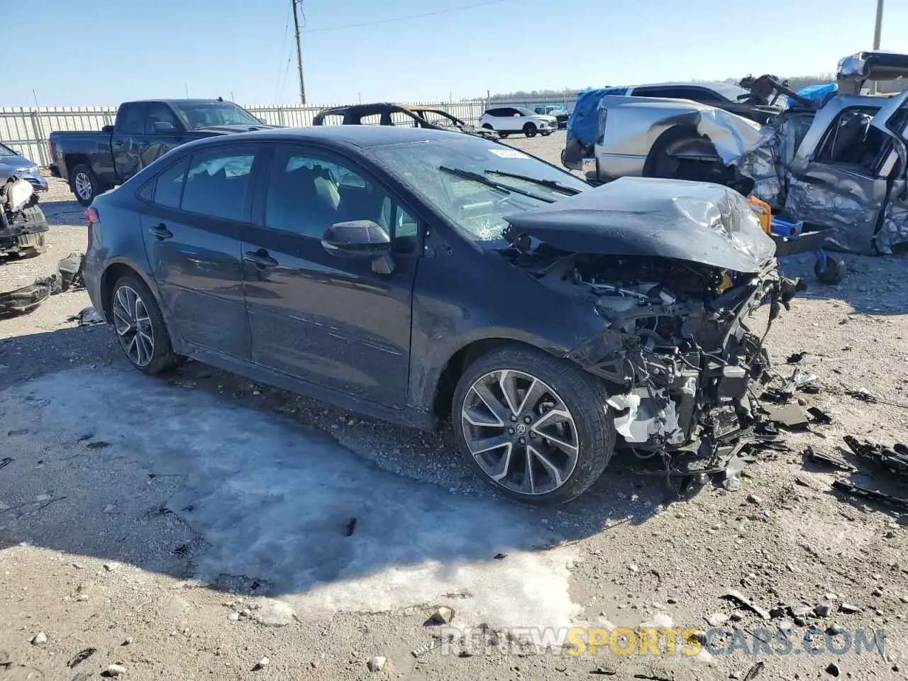 4 fotografías del automóvil dañado 5YFS4RCE8LP001626 TOYOTA COROLLA 2020