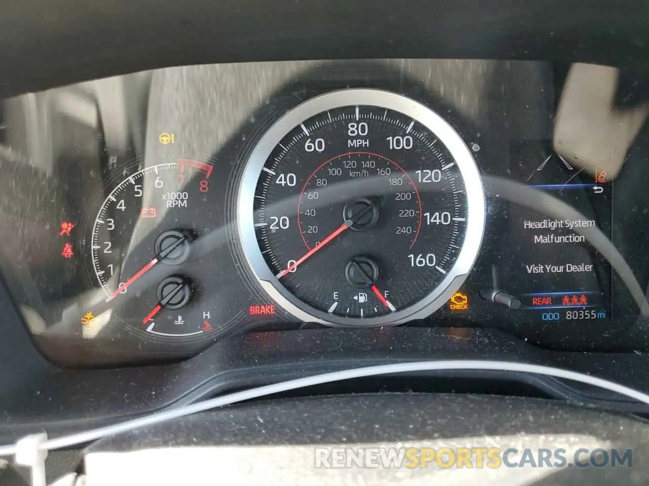 9 fotografías del automóvil dañado 5YFS4RCE8LP001626 TOYOTA COROLLA 2020