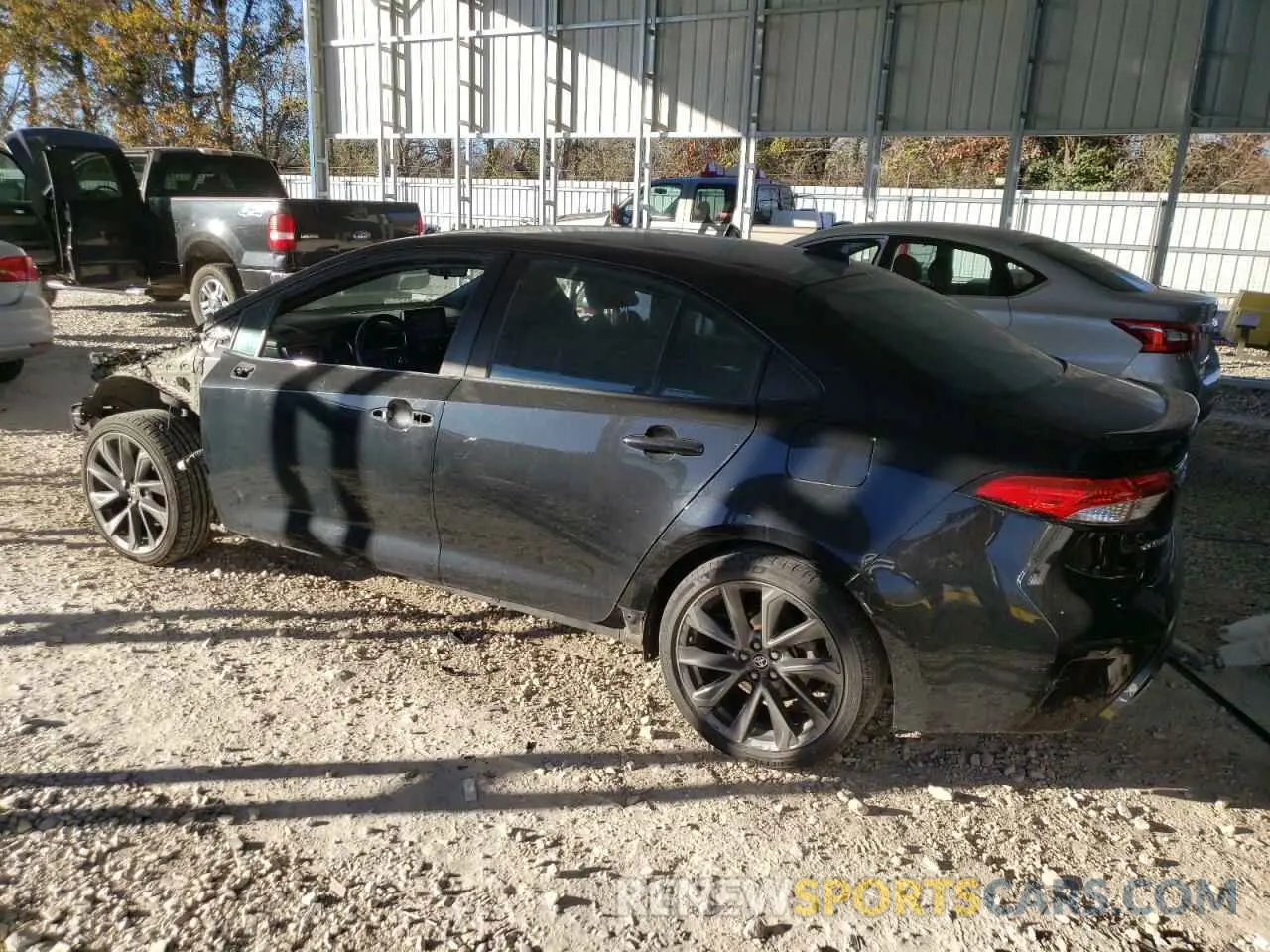 2 fotografías del automóvil dañado 5YFS4RCE8LP008396 TOYOTA COROLLA 2020