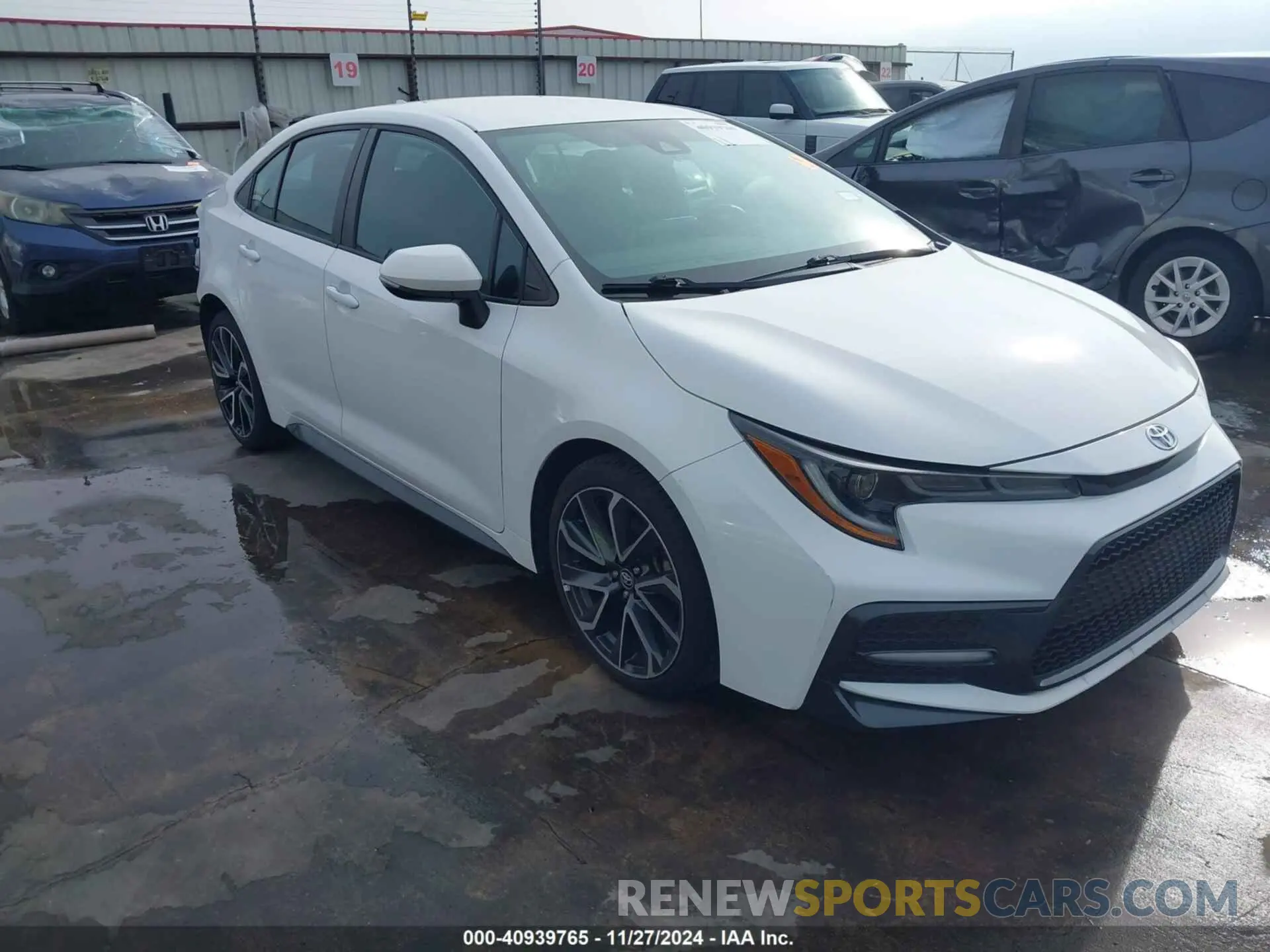 1 fotografías del automóvil dañado 5YFS4RCE8LP015297 TOYOTA COROLLA 2020