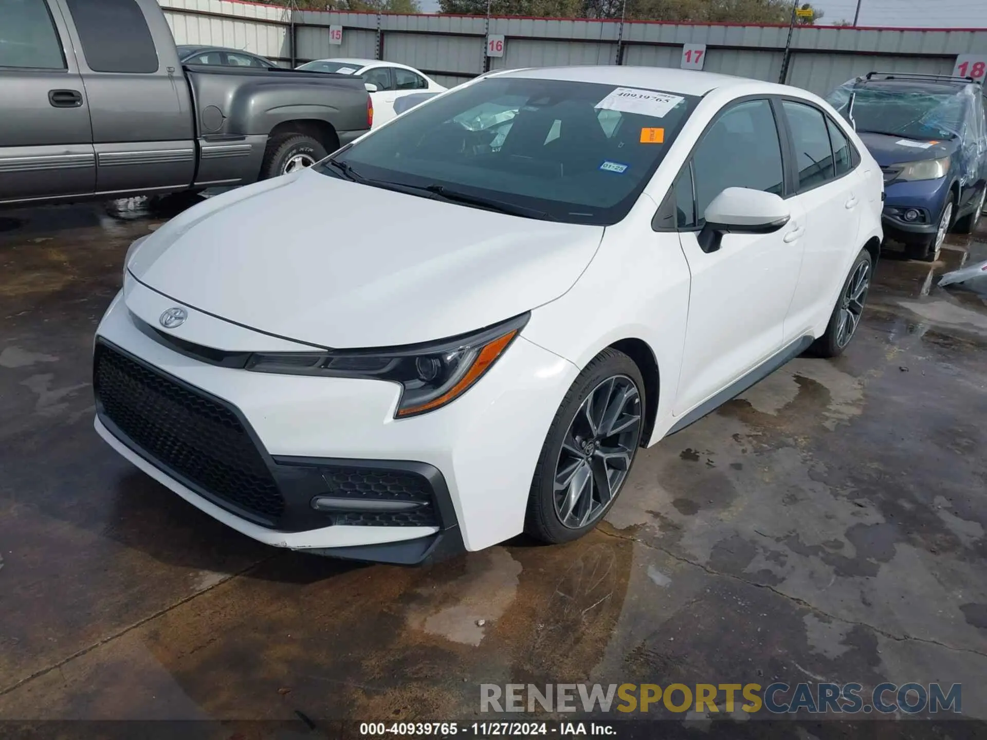 2 fotografías del automóvil dañado 5YFS4RCE8LP015297 TOYOTA COROLLA 2020