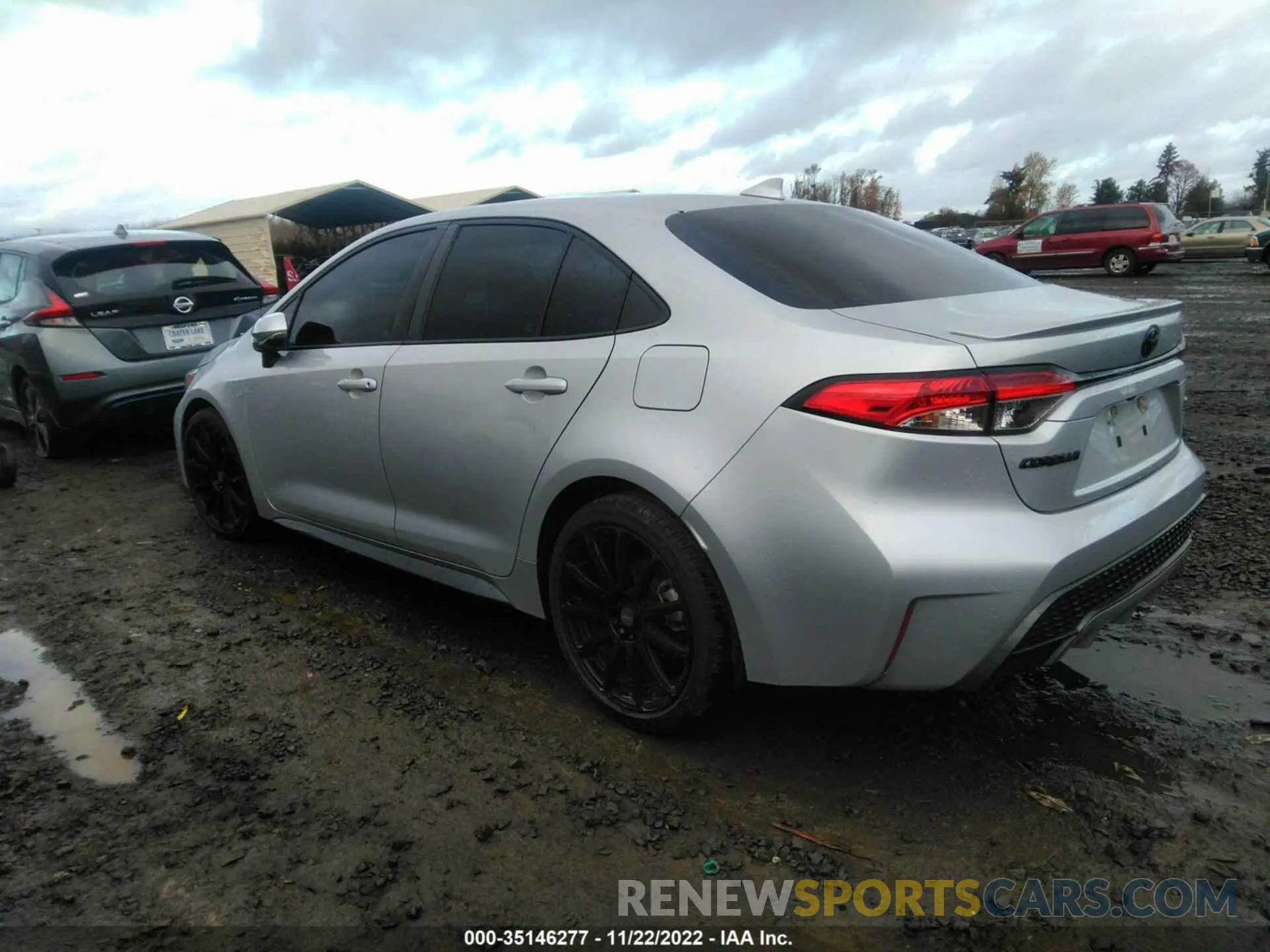 3 fotografías del automóvil dañado 5YFS4RCE8LP019429 TOYOTA COROLLA 2020