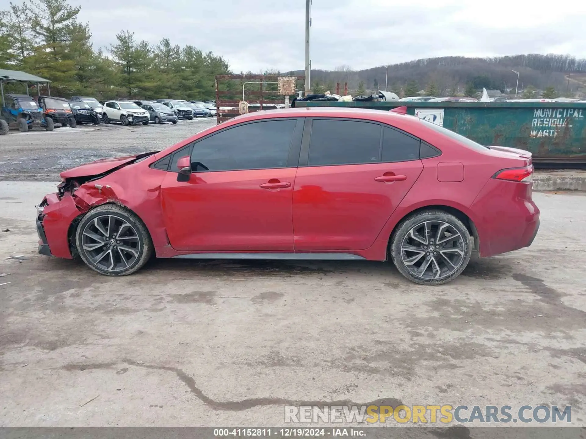 14 fotografías del automóvil dañado 5YFS4RCE8LP029961 TOYOTA COROLLA 2020