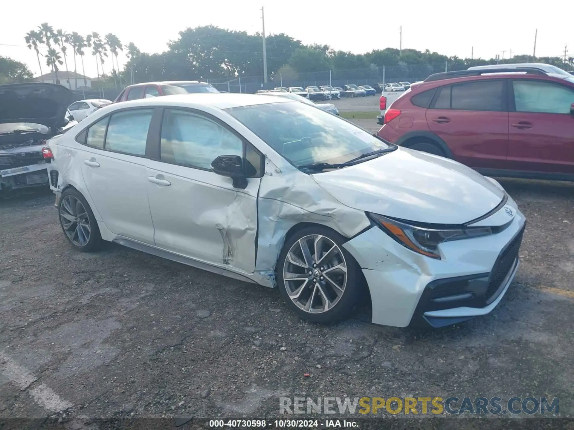 1 fotografías del automóvil dañado 5YFS4RCE8LP042029 TOYOTA COROLLA 2020