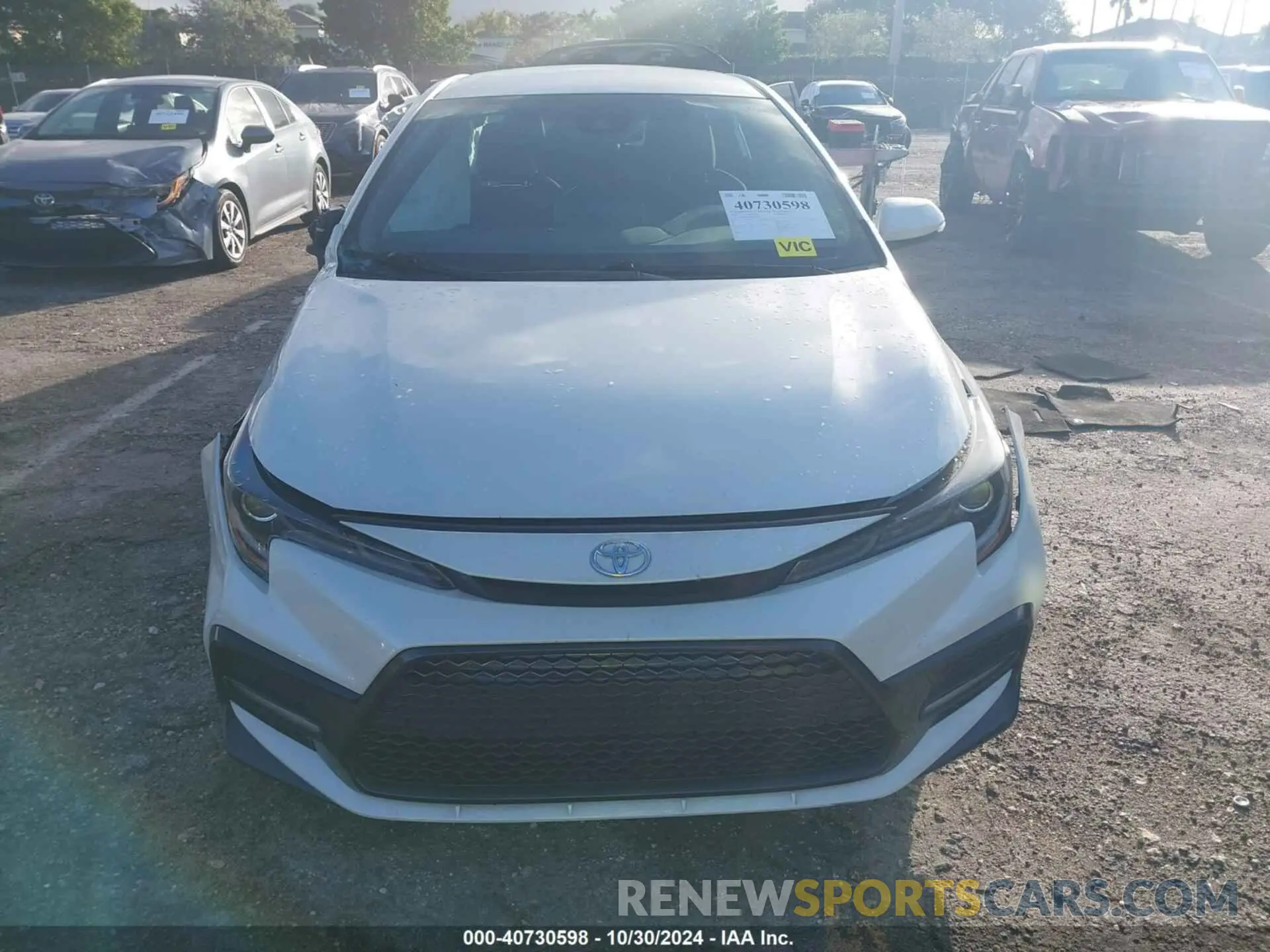 11 fotografías del automóvil dañado 5YFS4RCE8LP042029 TOYOTA COROLLA 2020