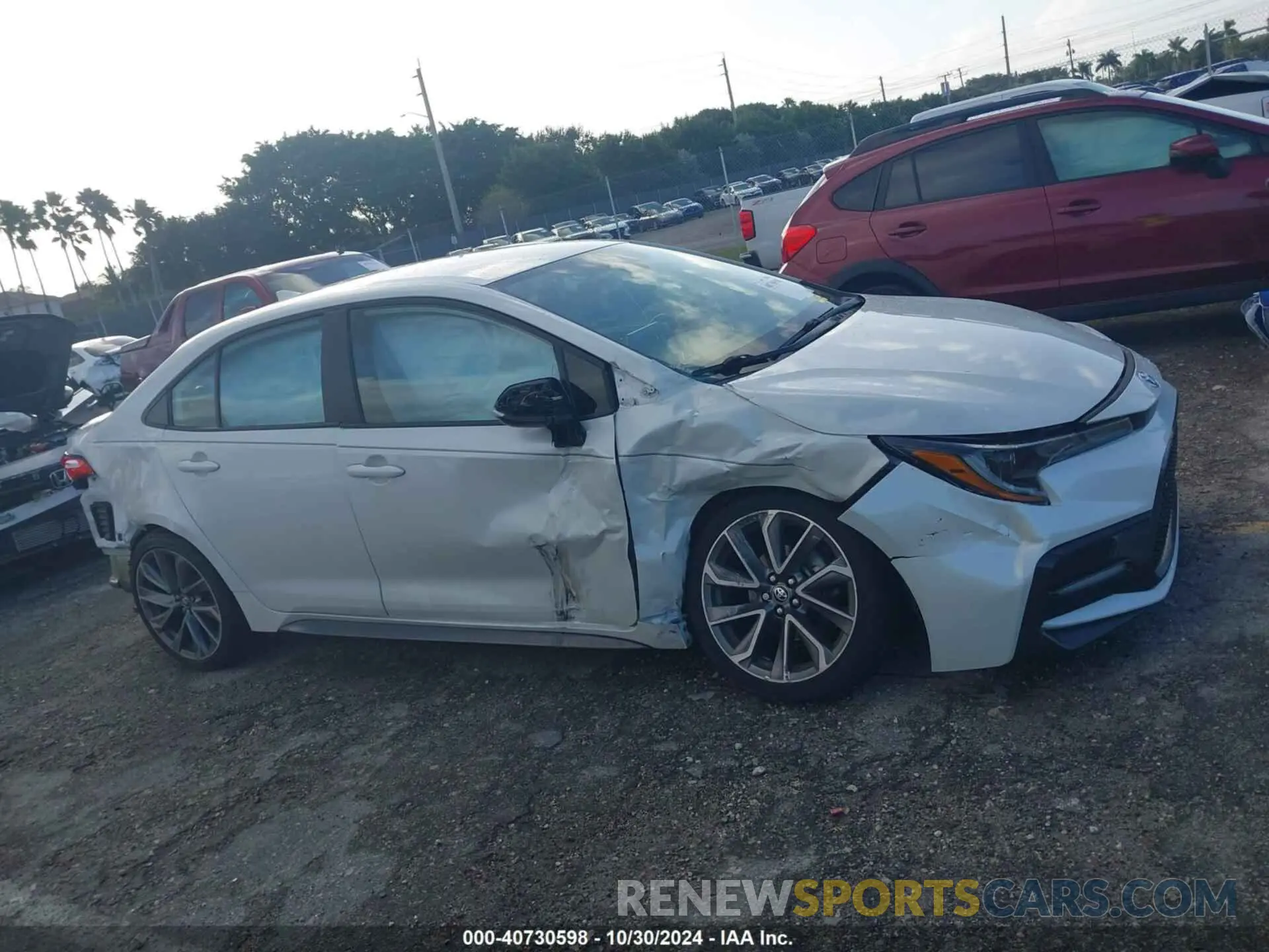12 fotografías del automóvil dañado 5YFS4RCE8LP042029 TOYOTA COROLLA 2020