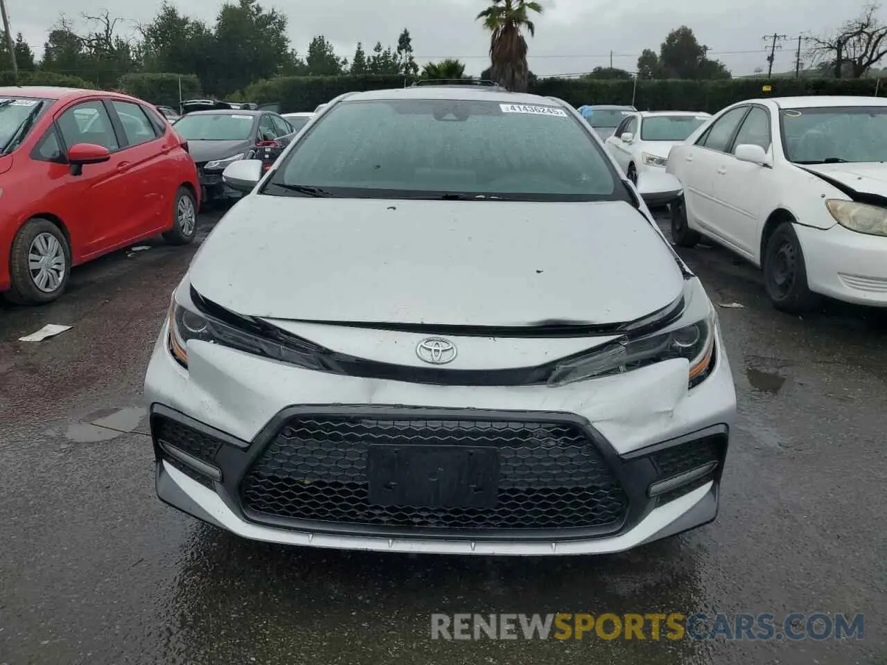 5 fotografías del automóvil dañado 5YFS4RCE8LP043925 TOYOTA COROLLA 2020