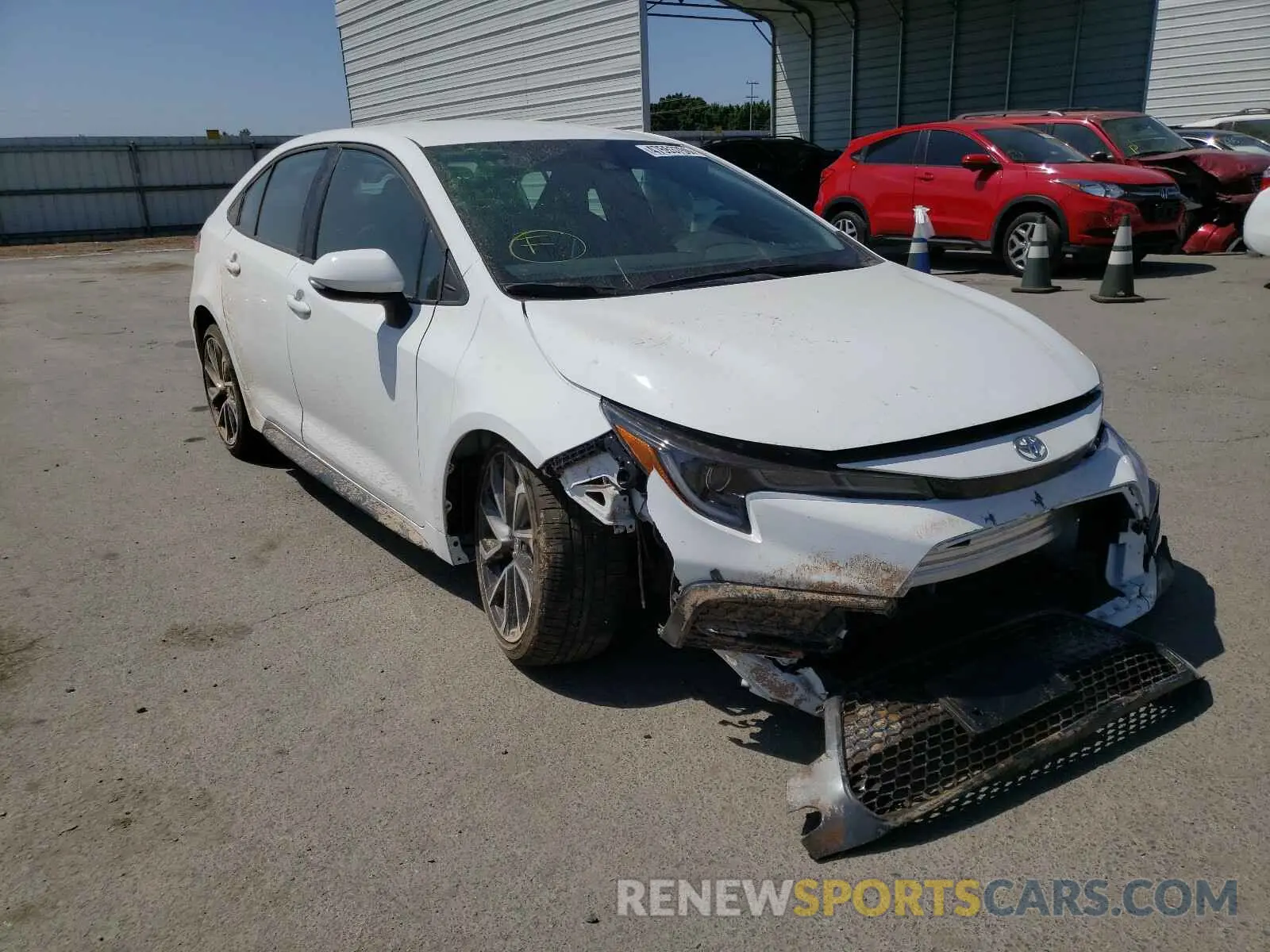 1 fotografías del automóvil dañado 5YFS4RCE8LP046386 TOYOTA COROLLA 2020