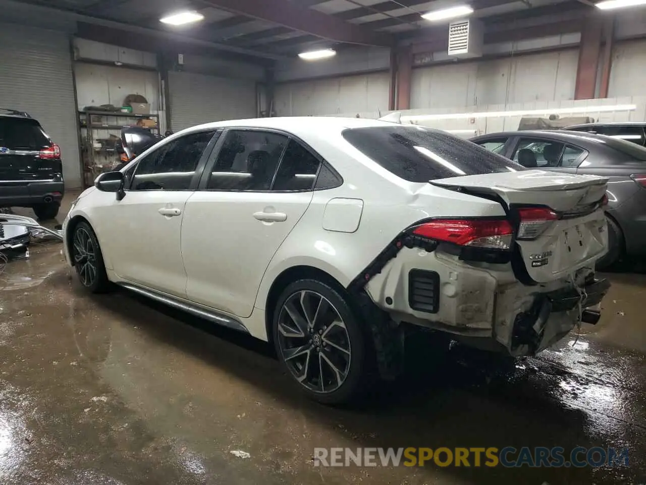 2 fotografías del automóvil dañado 5YFS4RCE8LP048817 TOYOTA COROLLA 2020