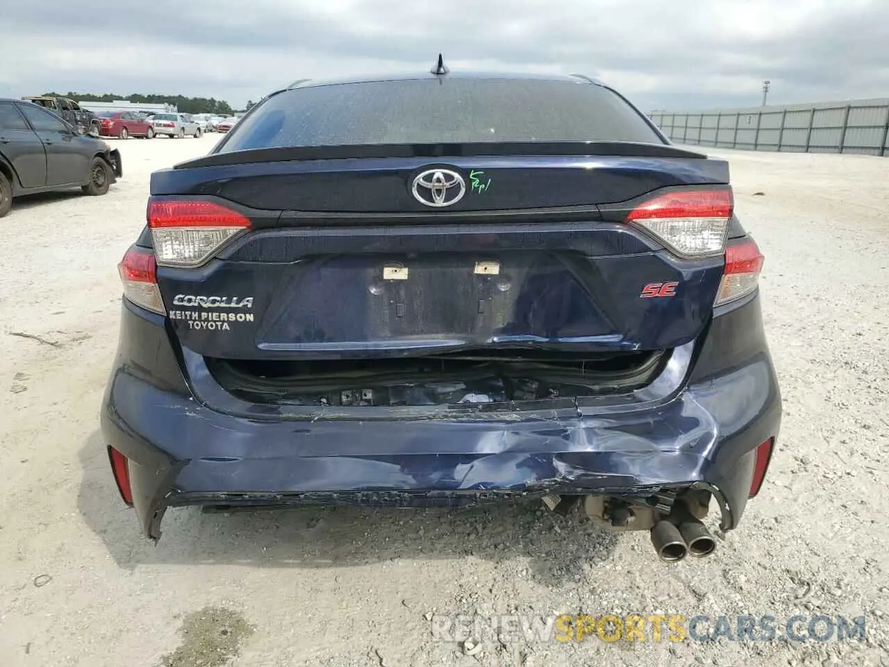 6 fotografías del automóvil dañado 5YFS4RCE8LP053421 TOYOTA COROLLA 2020