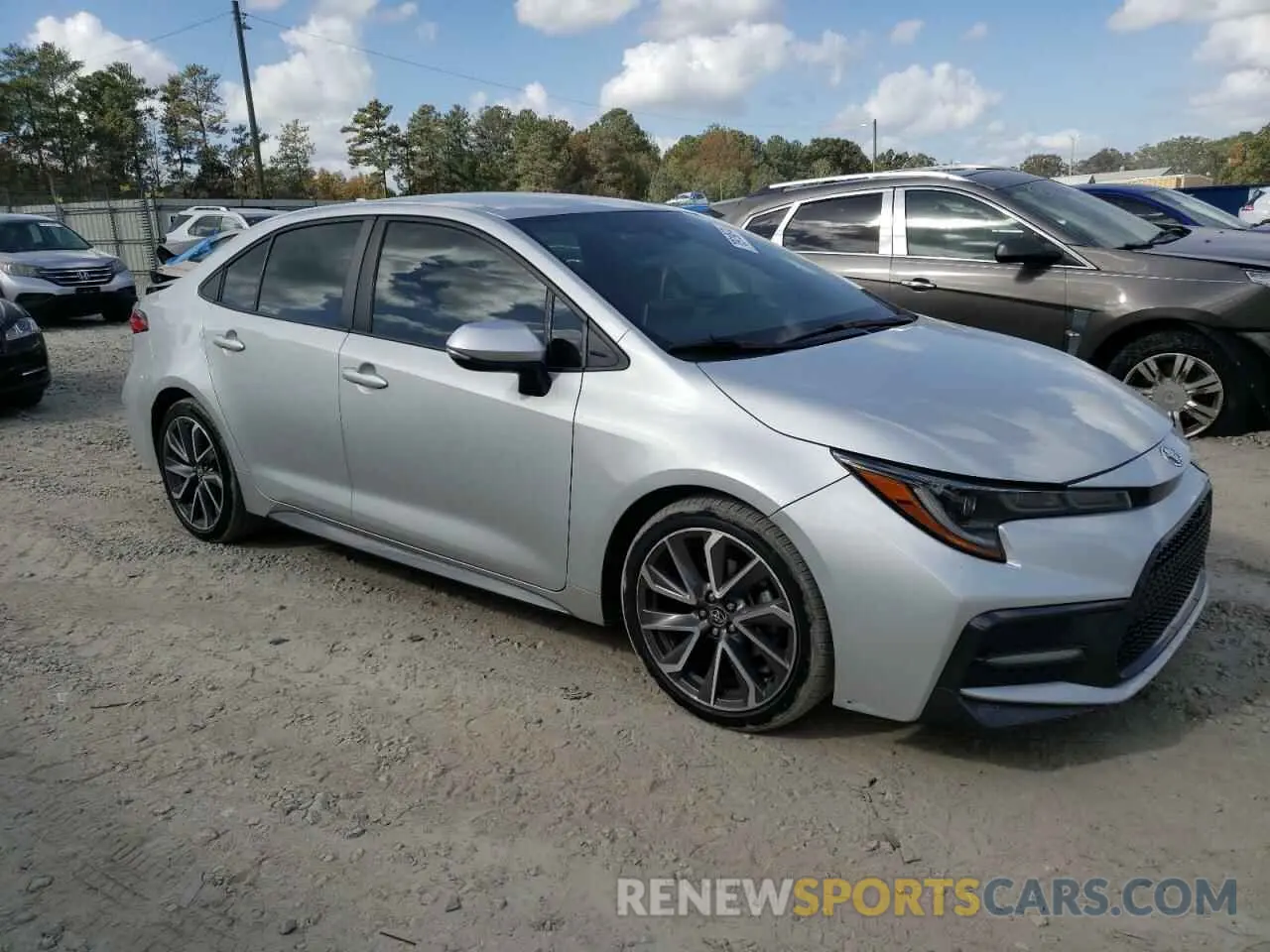 4 fotografías del automóvil dañado 5YFS4RCE8LP054035 TOYOTA COROLLA 2020