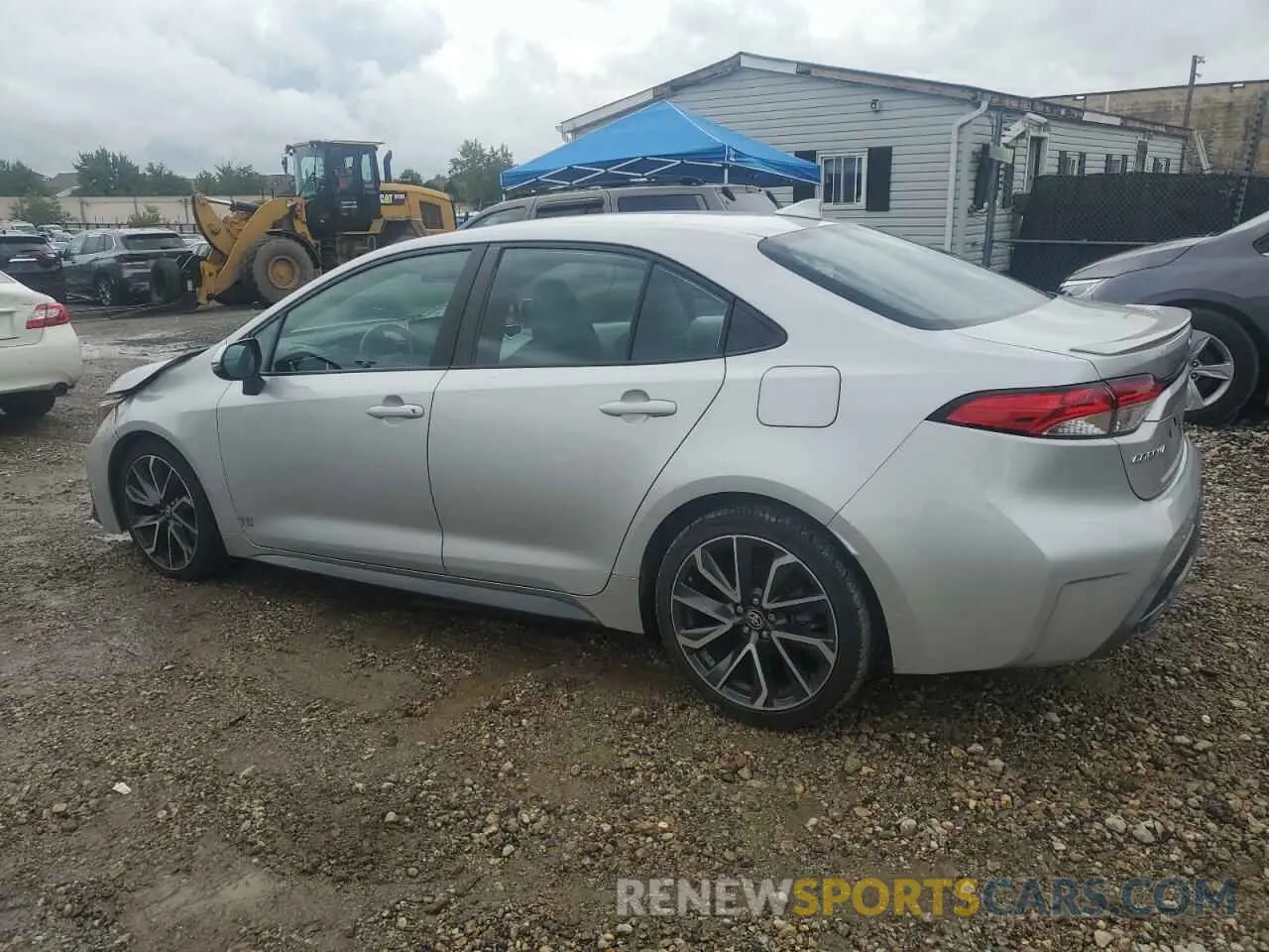 2 fotografías del automóvil dañado 5YFS4RCE9LP018855 TOYOTA COROLLA 2020