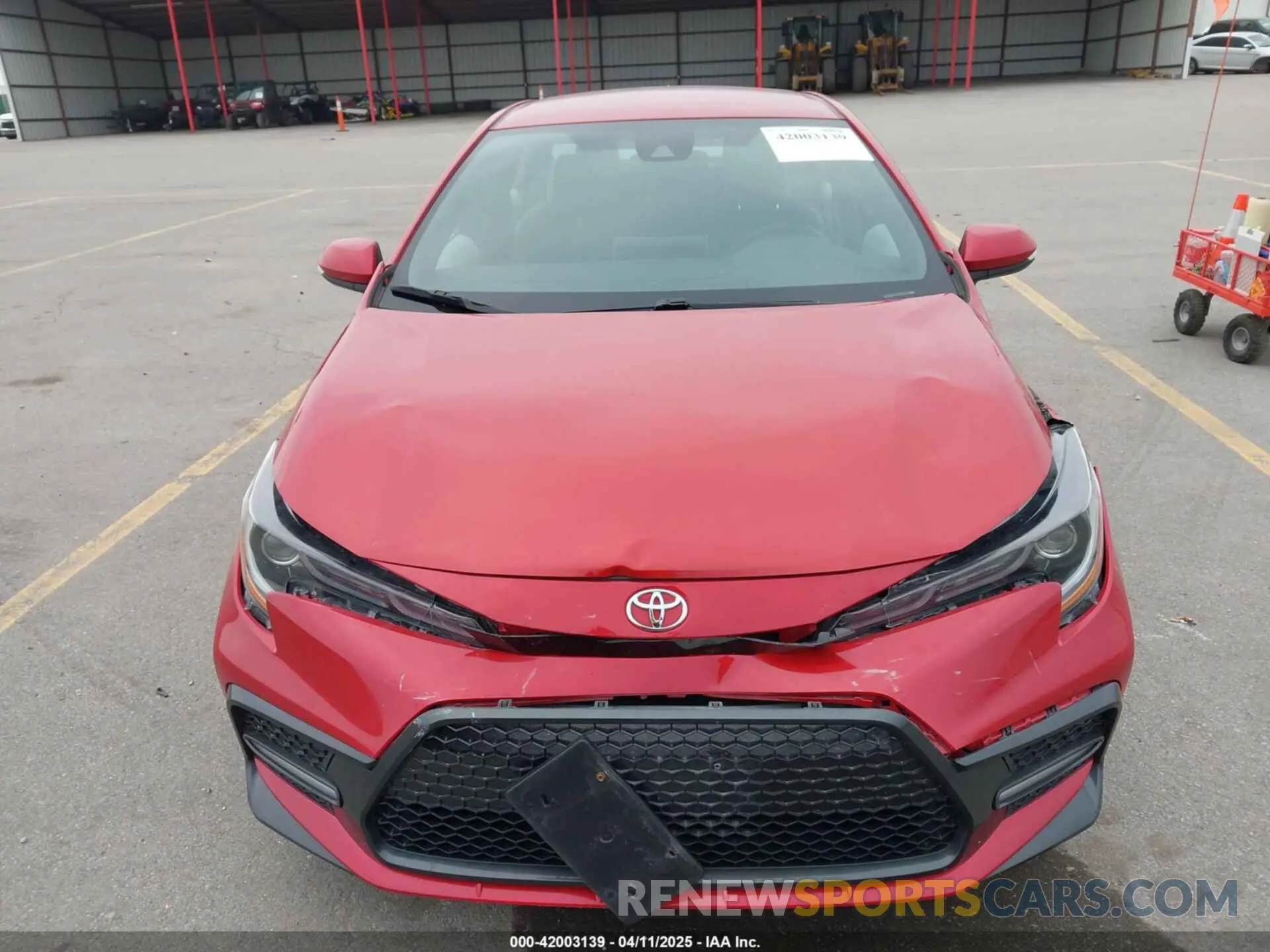 12 fotografías del automóvil dañado 5YFS4RCE9LP021027 TOYOTA COROLLA 2020