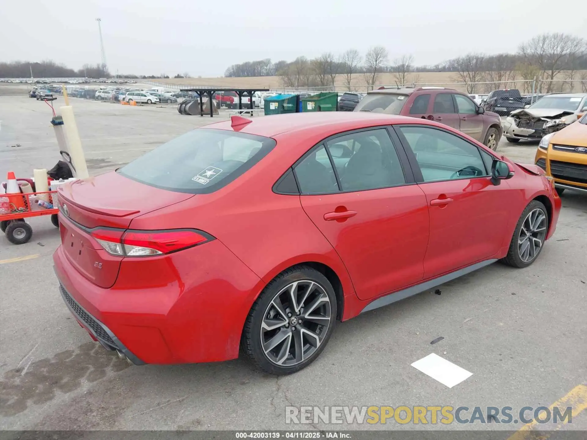 4 fotografías del automóvil dañado 5YFS4RCE9LP021027 TOYOTA COROLLA 2020