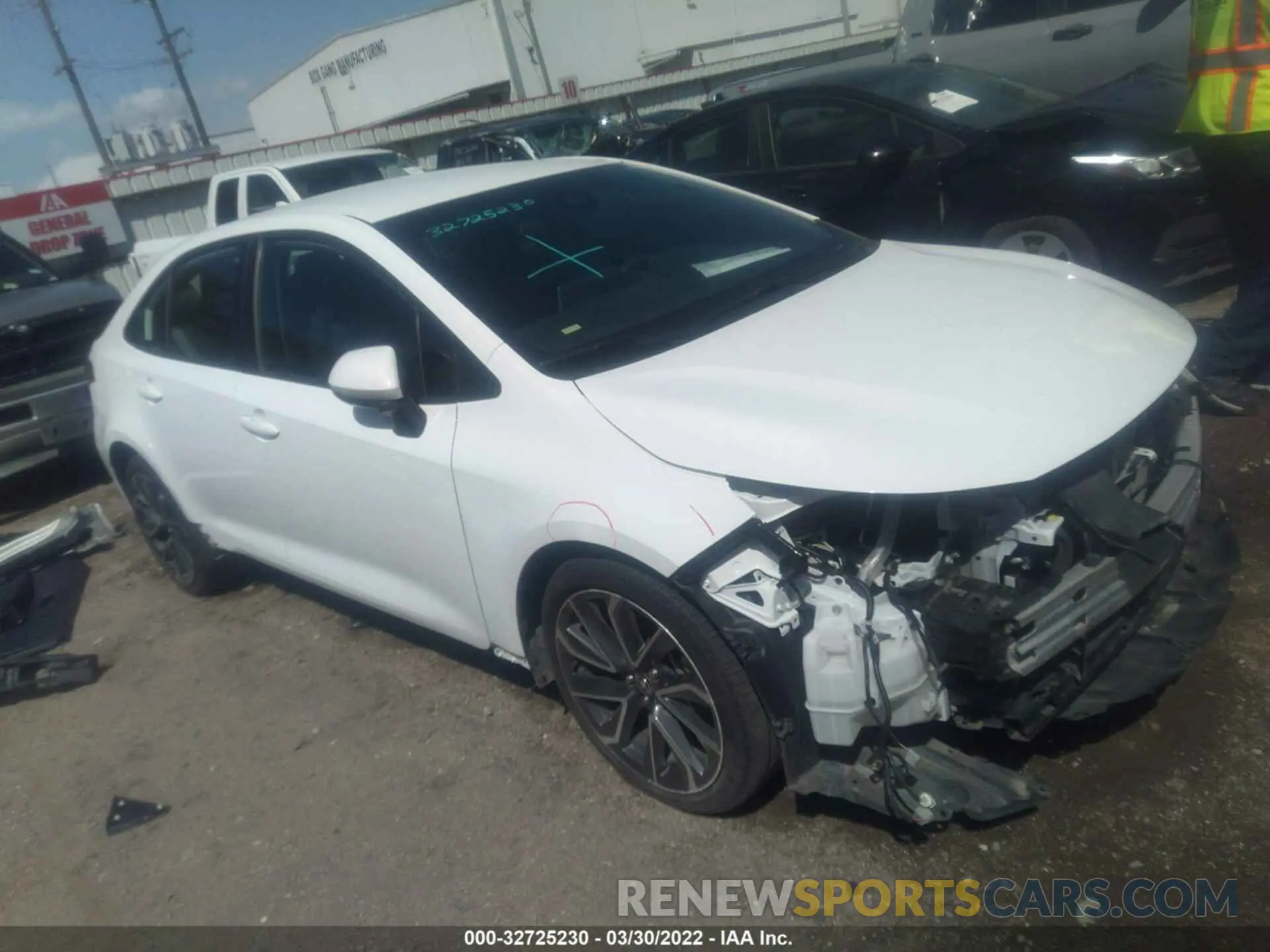 1 fotografías del automóvil dañado 5YFS4RCE9LP025837 TOYOTA COROLLA 2020