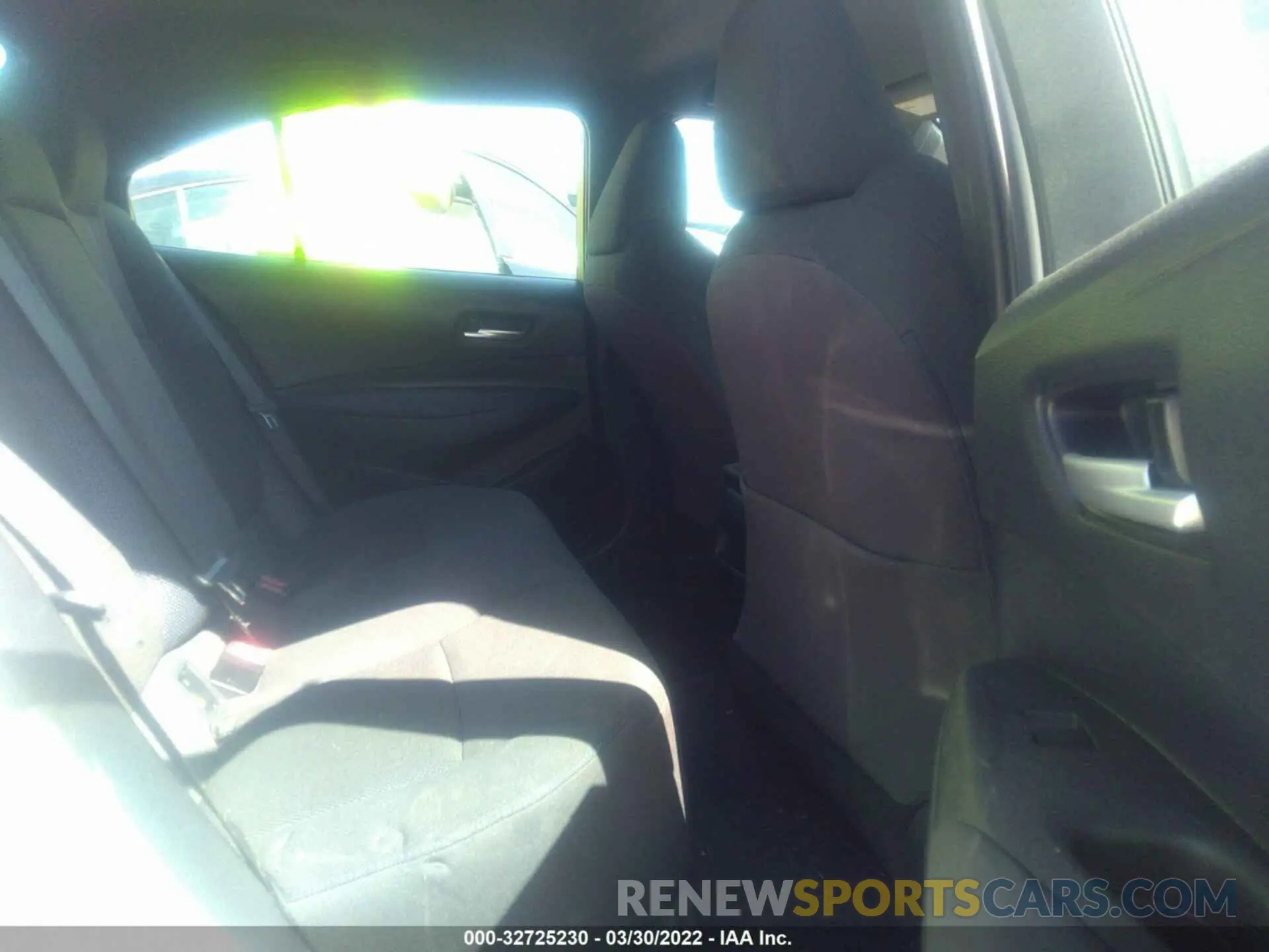 8 fotografías del automóvil dañado 5YFS4RCE9LP025837 TOYOTA COROLLA 2020