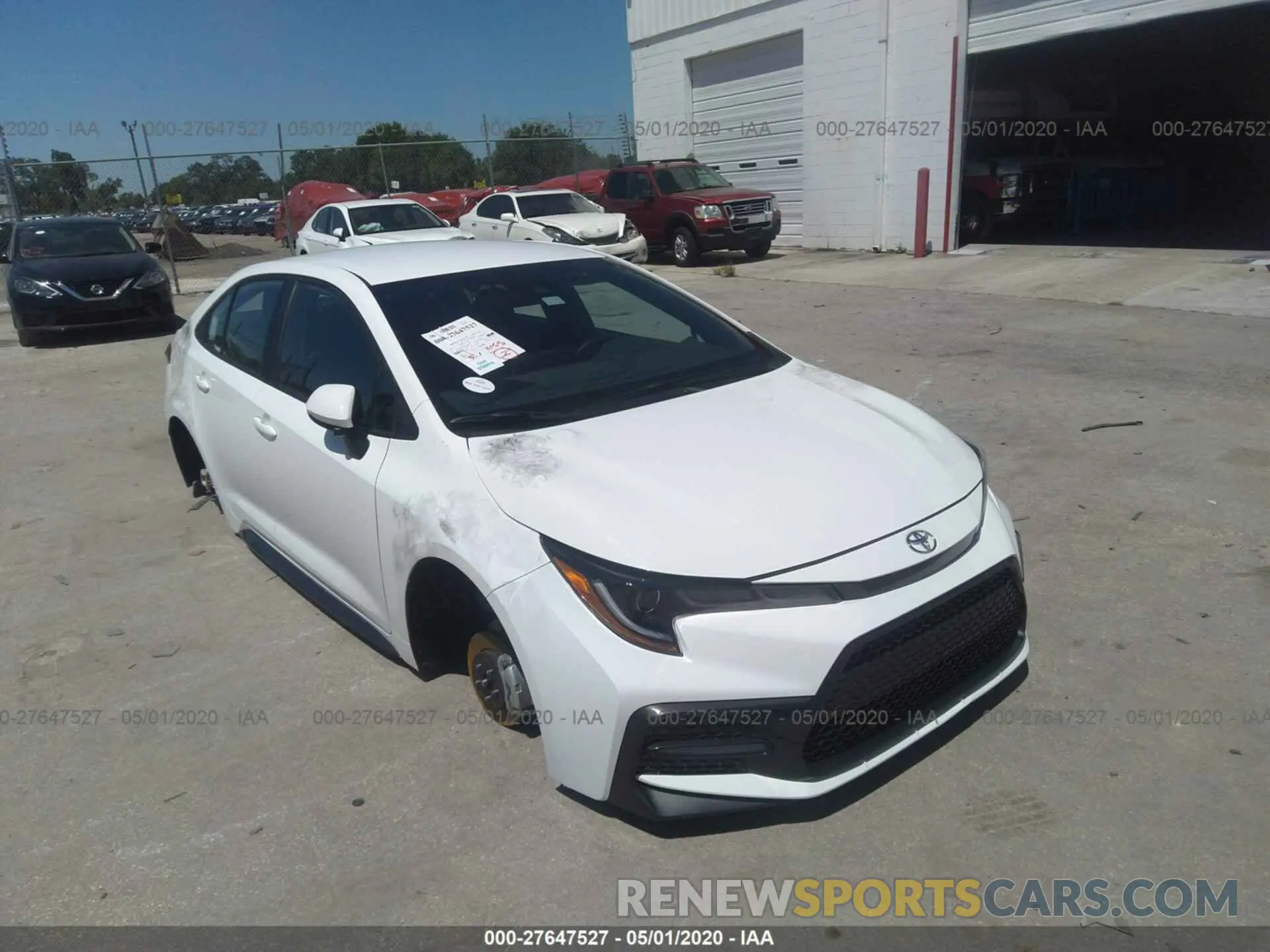 1 fotografías del automóvil dañado 5YFS4RCE9LP033954 TOYOTA COROLLA 2020