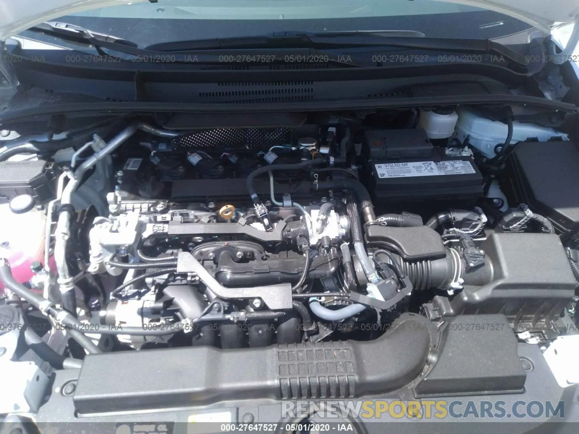 10 fotografías del automóvil dañado 5YFS4RCE9LP033954 TOYOTA COROLLA 2020