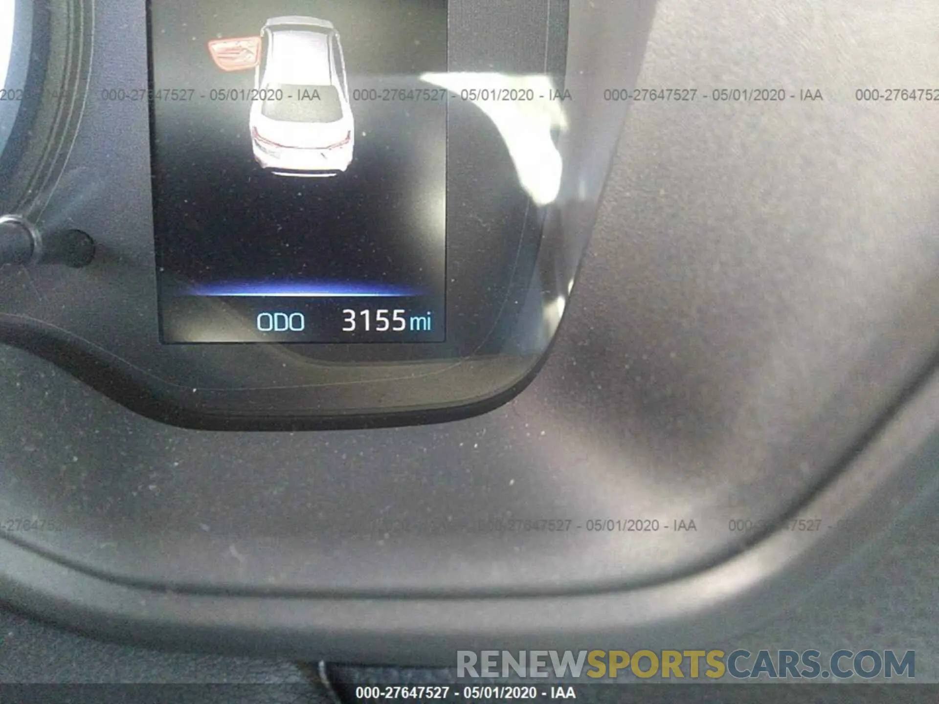 7 fotografías del automóvil dañado 5YFS4RCE9LP033954 TOYOTA COROLLA 2020