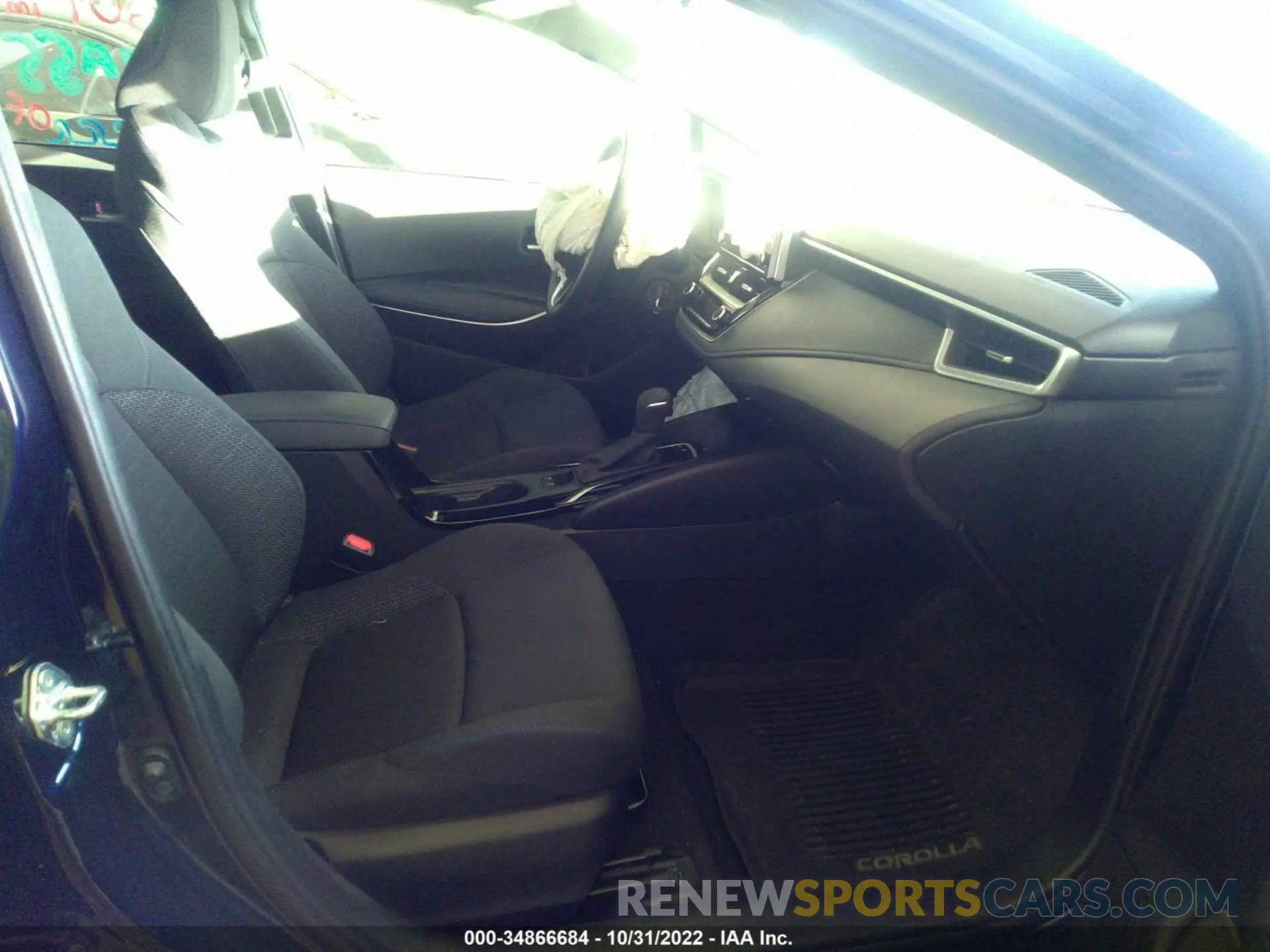 5 fotografías del automóvil dañado 5YFS4RCE9LP039611 TOYOTA COROLLA 2020