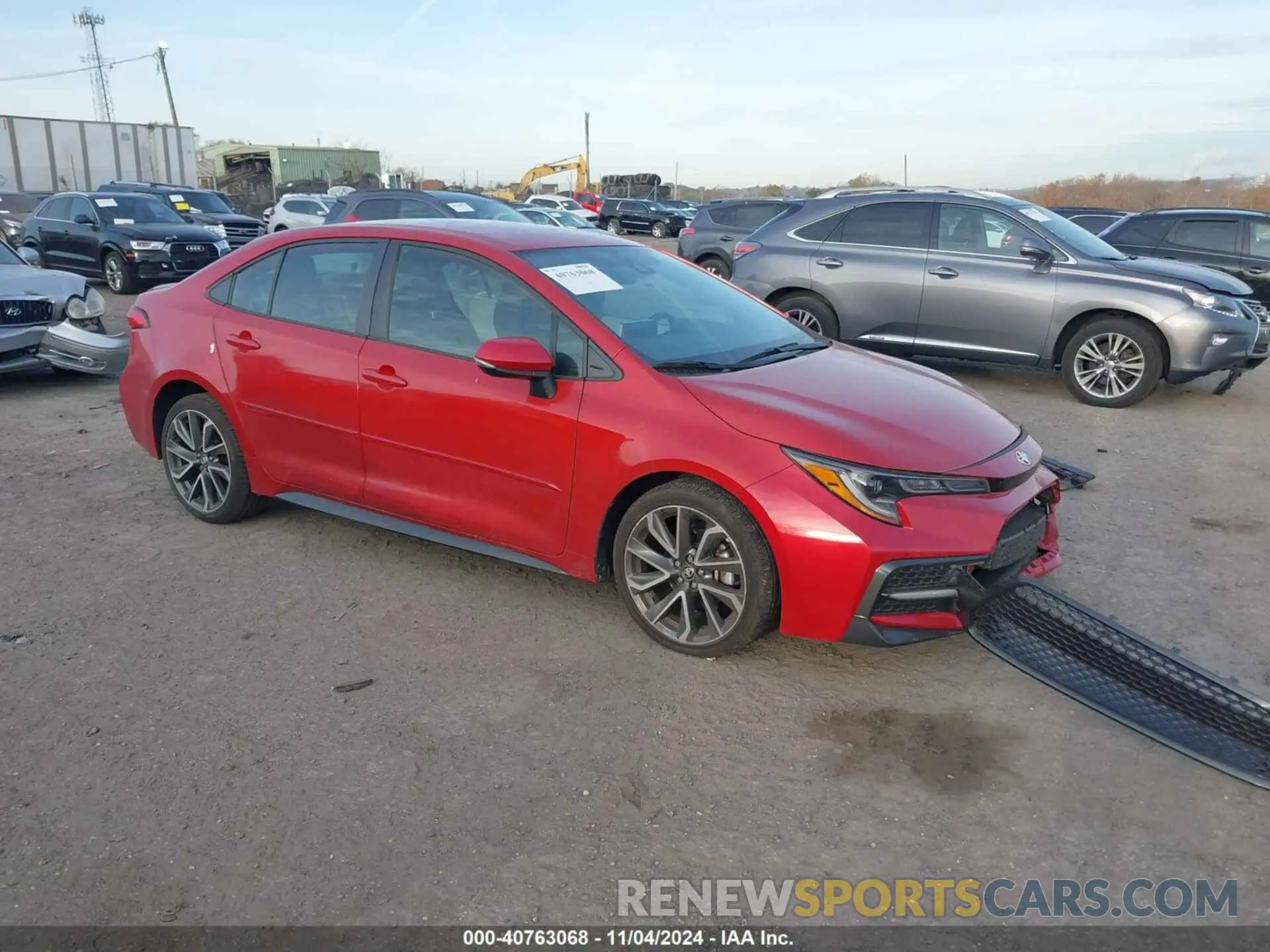 1 fotografías del automóvil dañado 5YFS4RCE9LP054836 TOYOTA COROLLA 2020