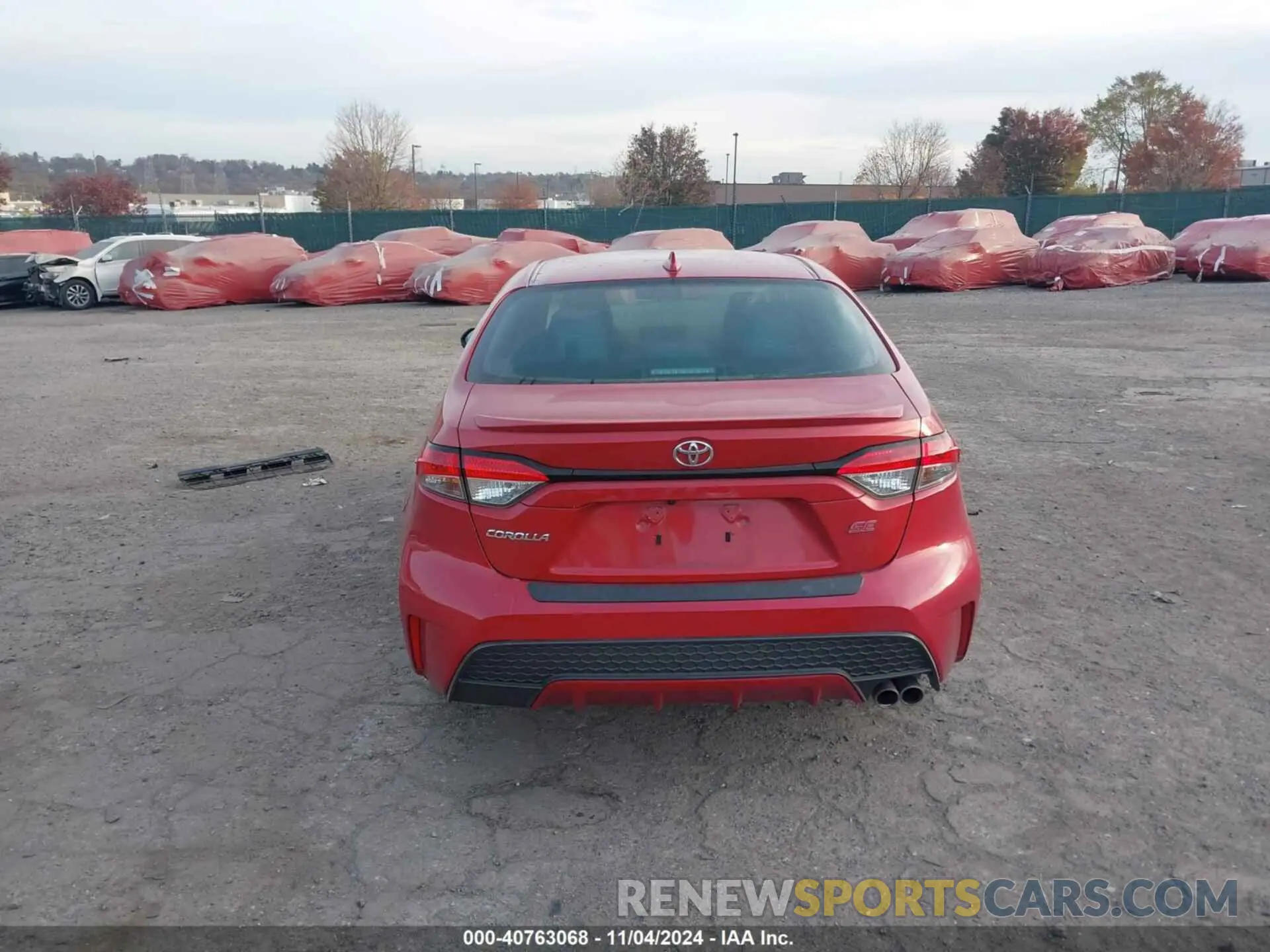 16 fotografías del automóvil dañado 5YFS4RCE9LP054836 TOYOTA COROLLA 2020
