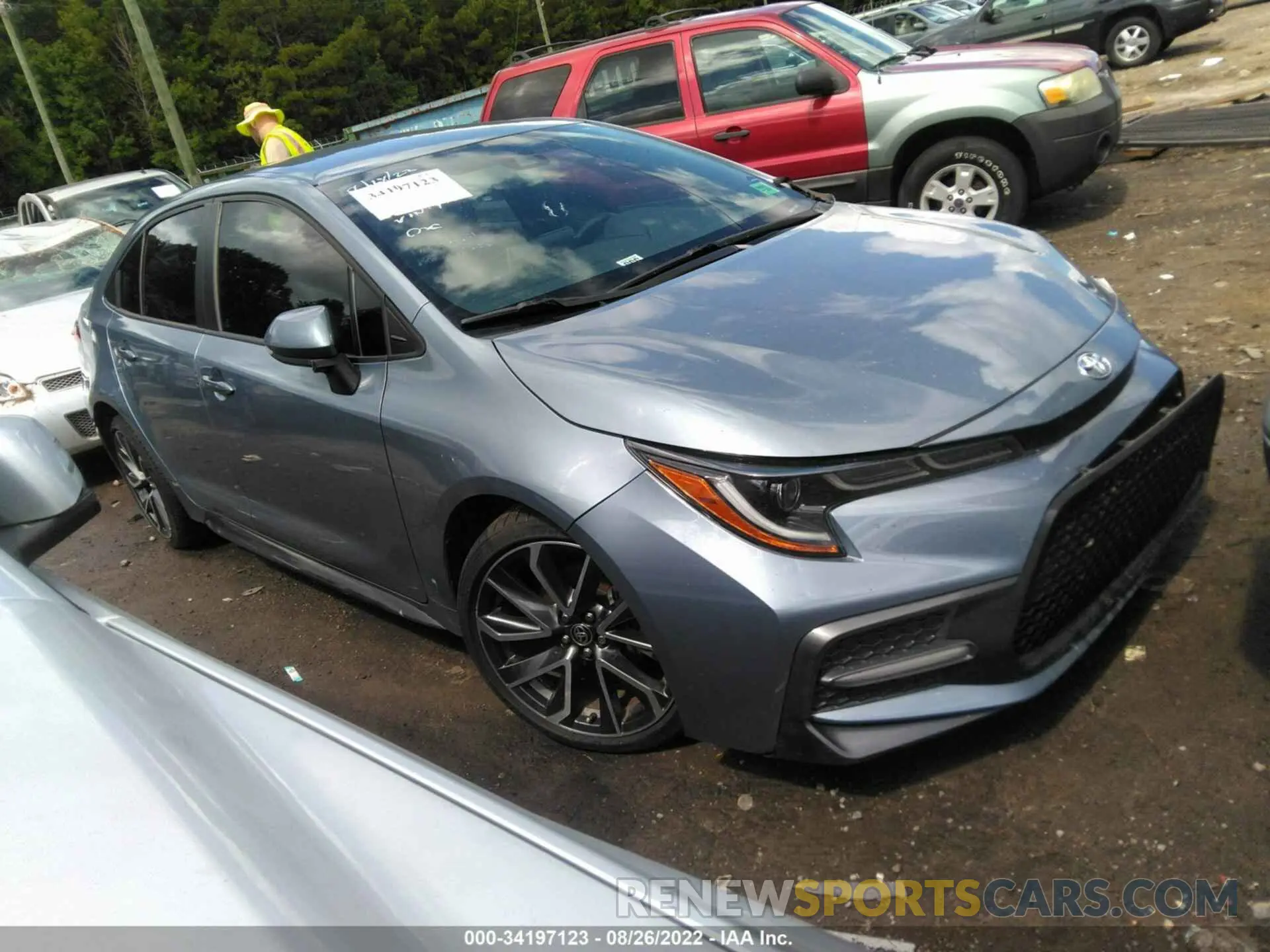 1 fotografías del automóvil dañado 5YFS4RCEXLP007136 TOYOTA COROLLA 2020