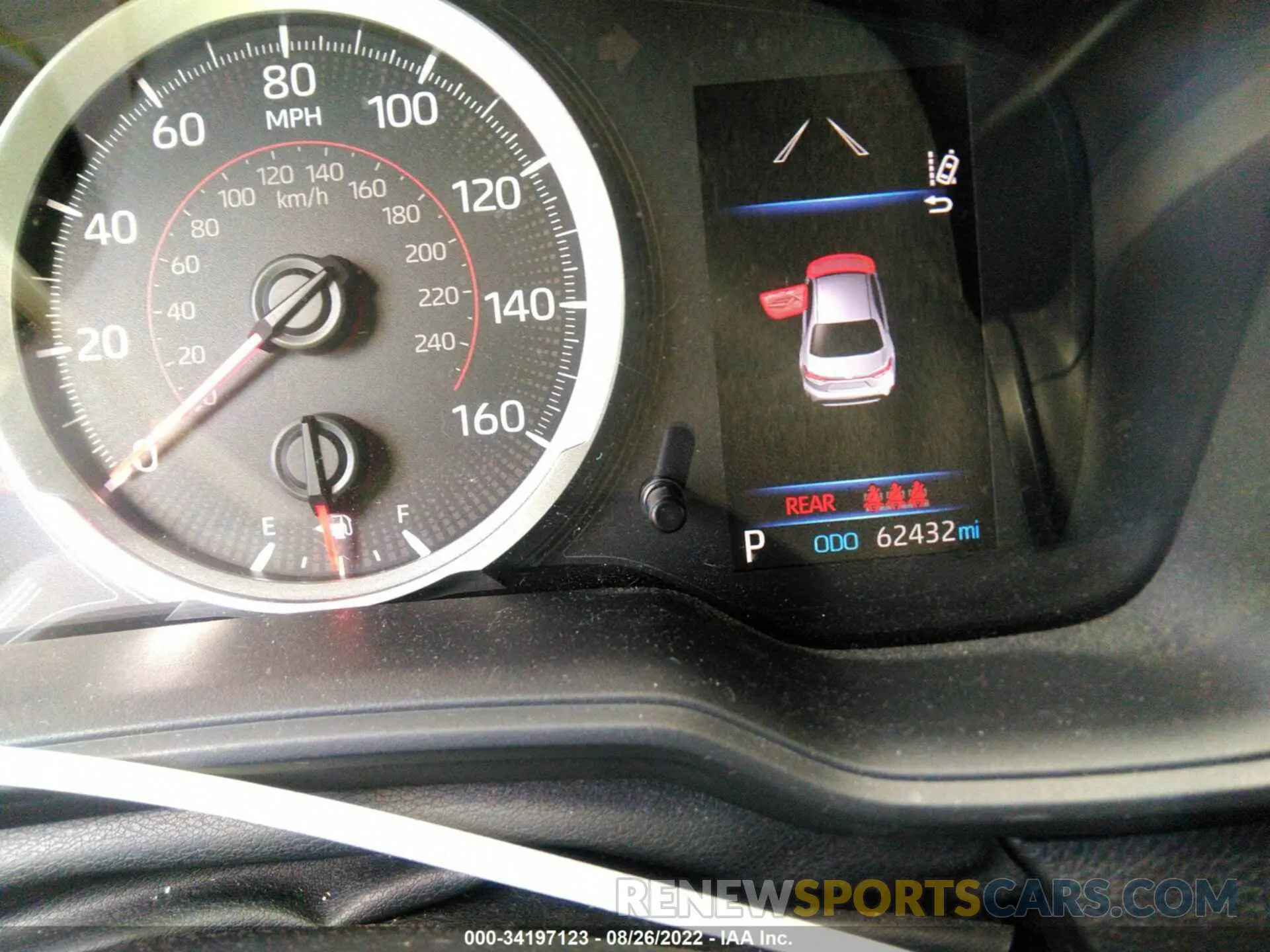 7 fotografías del automóvil dañado 5YFS4RCEXLP007136 TOYOTA COROLLA 2020