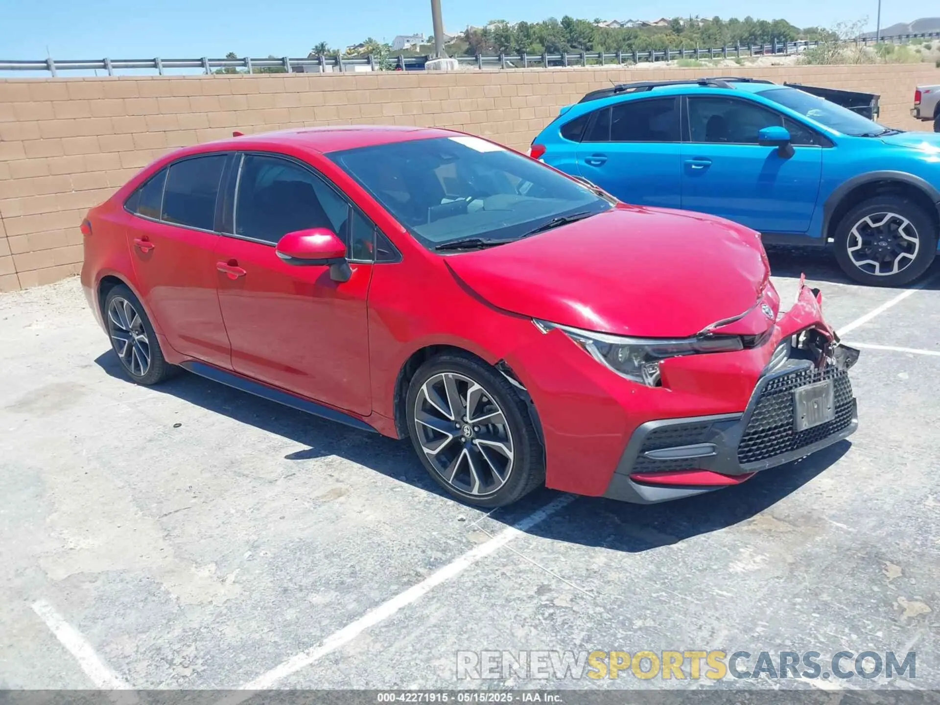 1 fotografías del automóvil dañado 5YFS4RCEXLP012336 TOYOTA COROLLA 2020