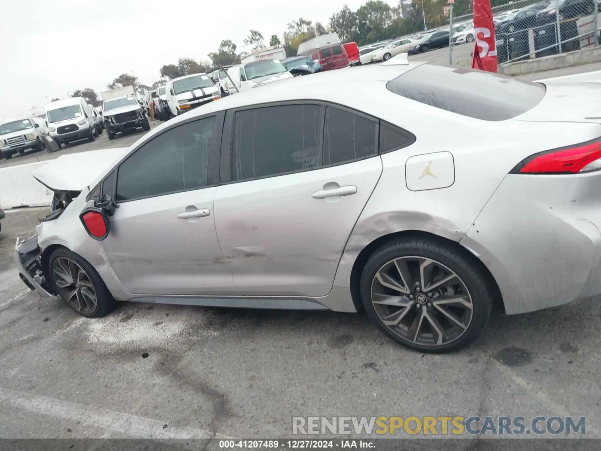 14 fotografías del automóvil dañado 5YFS4RCEXLP023059 TOYOTA COROLLA 2020