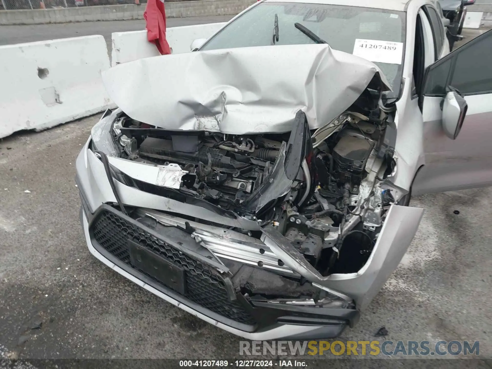 6 fotografías del automóvil dañado 5YFS4RCEXLP023059 TOYOTA COROLLA 2020