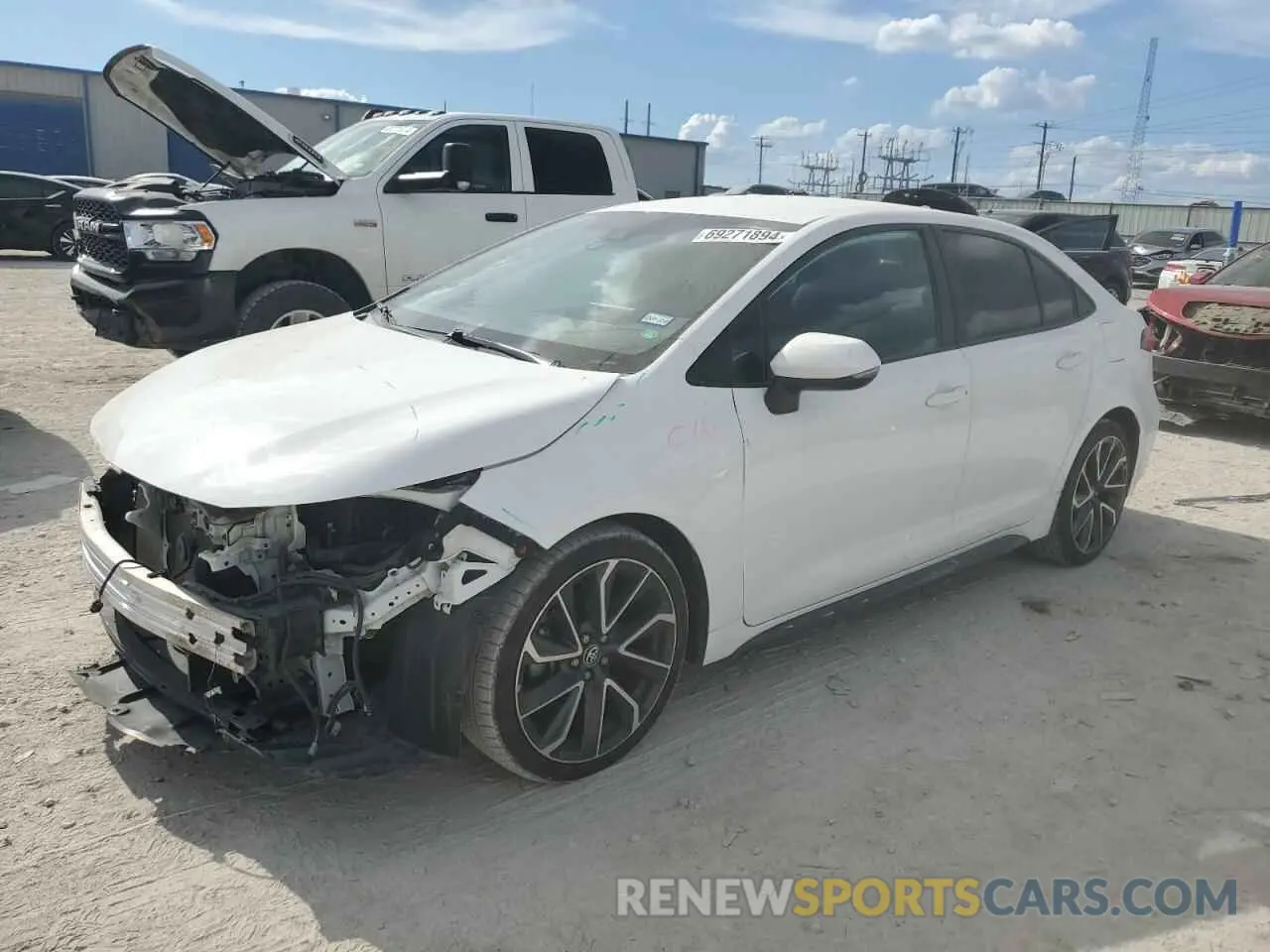 1 fotografías del automóvil dañado 5YFS4RCEXLP024096 TOYOTA COROLLA 2020