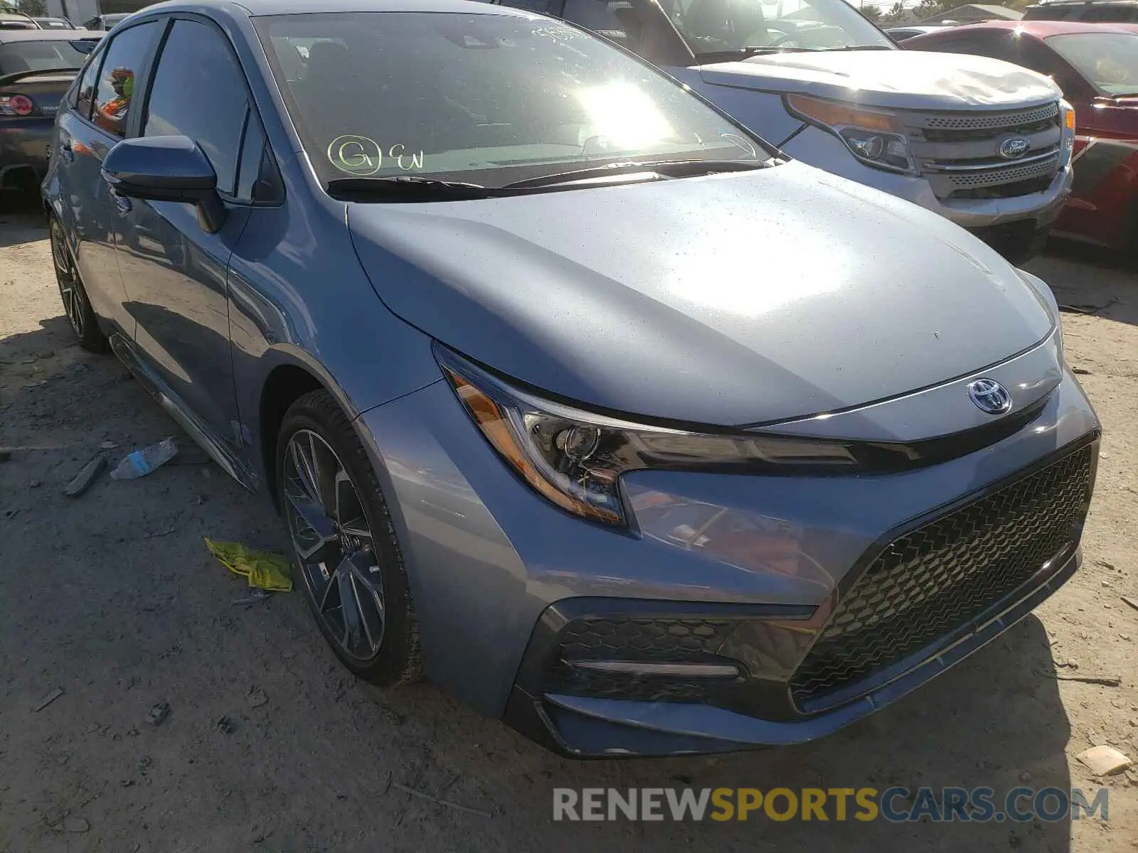 1 fotografías del automóvil dañado 5YFS4RCEXLP028813 TOYOTA COROLLA 2020