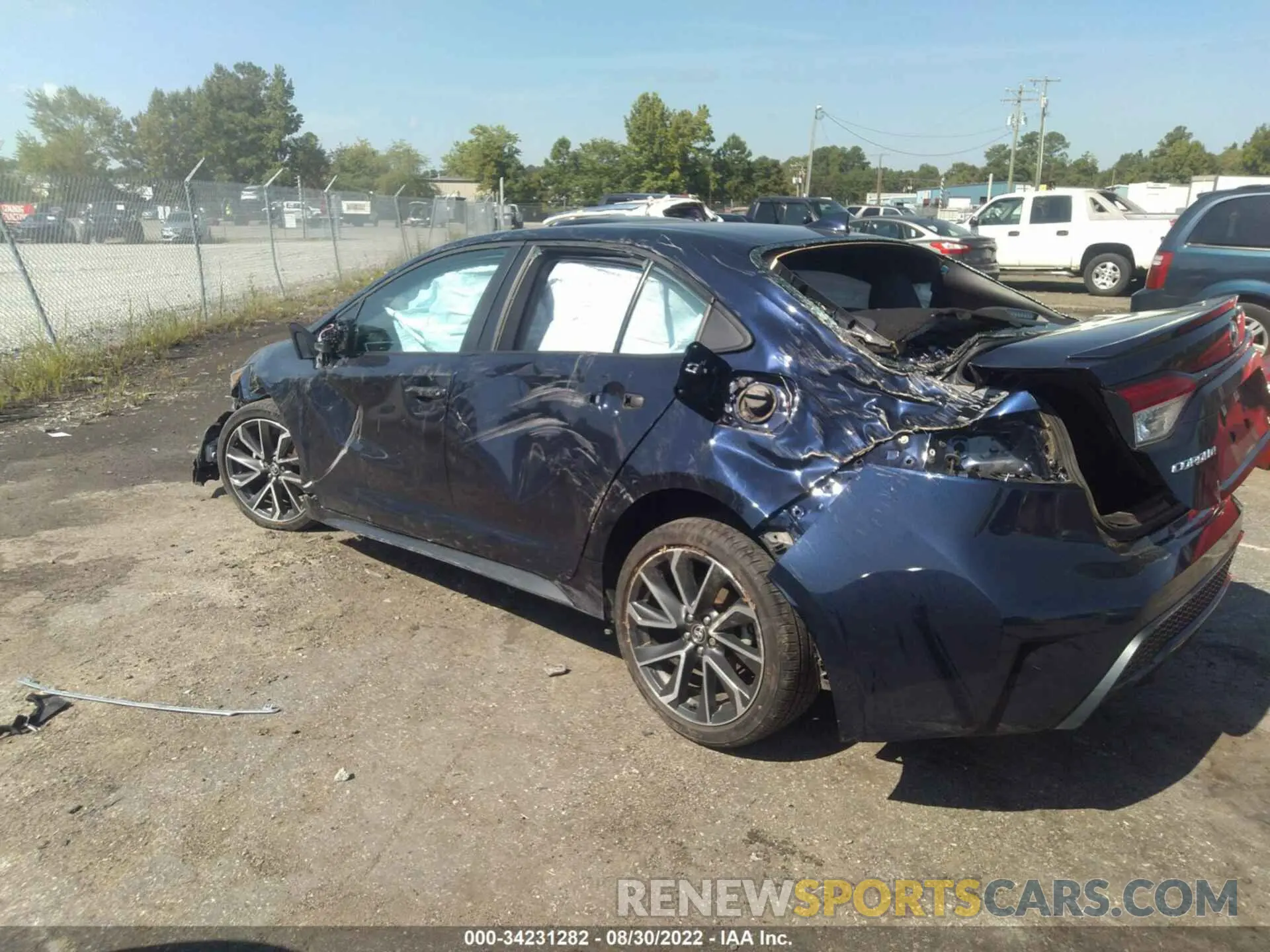 6 fotografías del automóvil dañado 5YFS4RCEXLP029489 TOYOTA COROLLA 2020