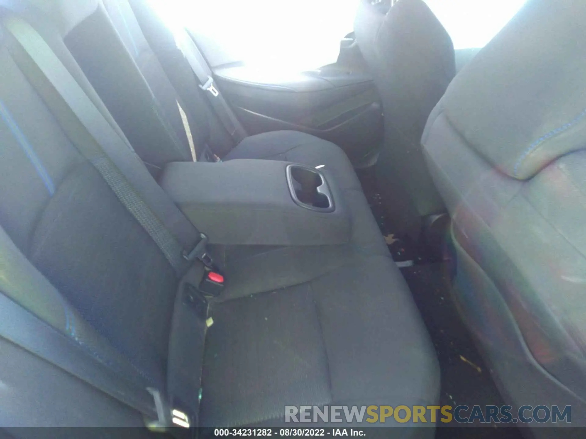 8 fotografías del automóvil dañado 5YFS4RCEXLP029489 TOYOTA COROLLA 2020