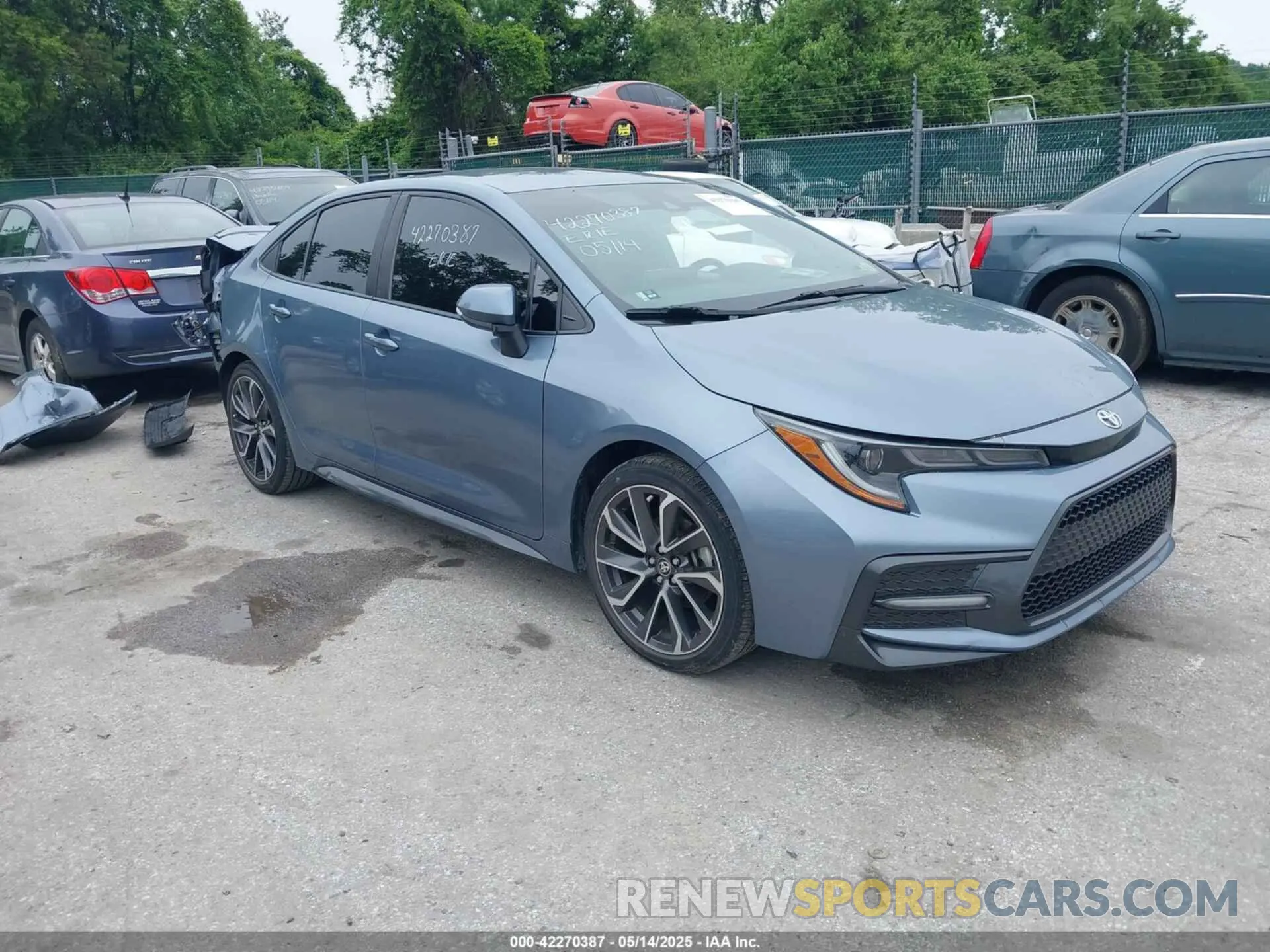 1 fotografías del automóvil dañado 5YFS4RCEXLP035065 TOYOTA COROLLA 2020