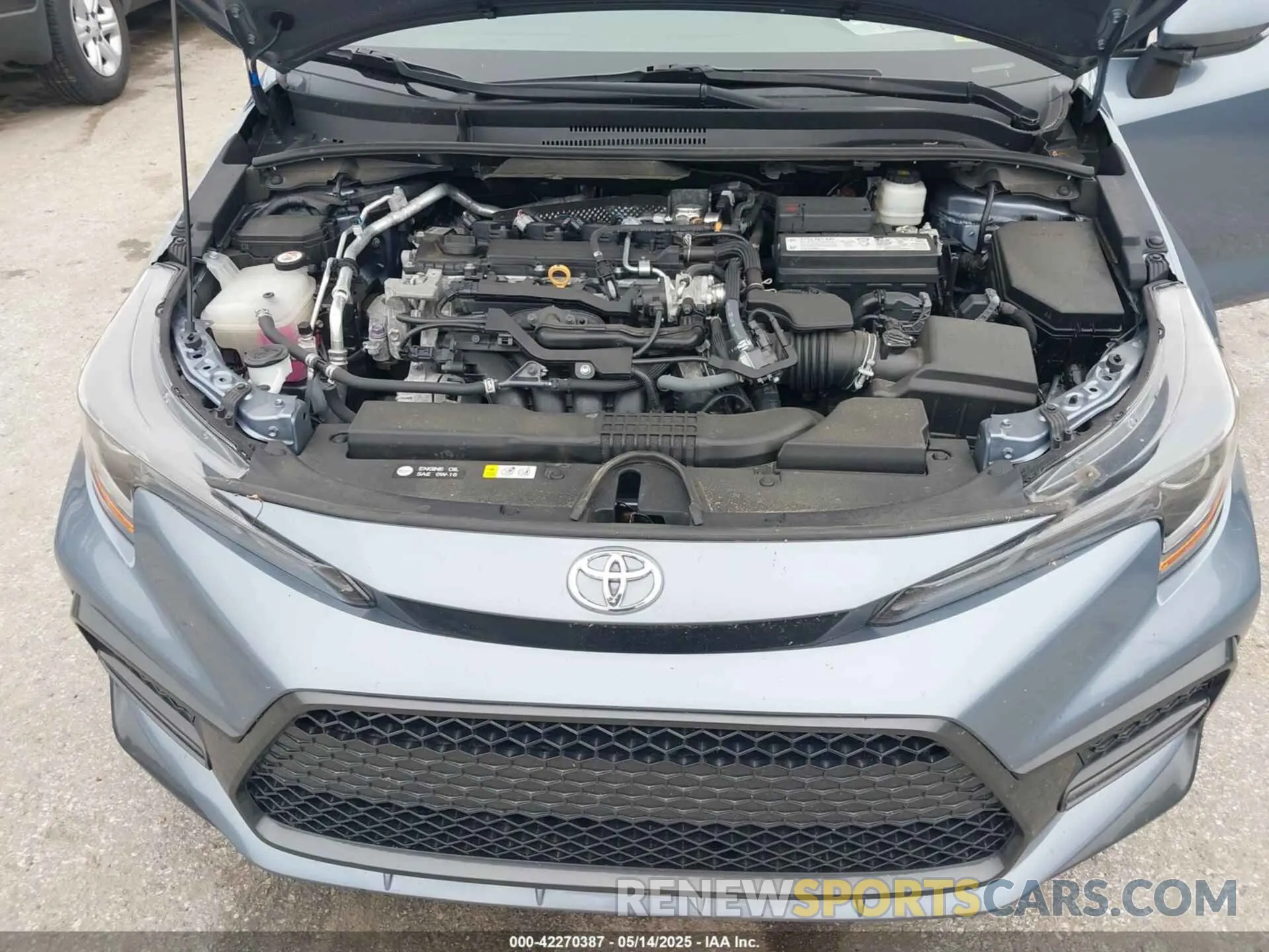 10 fotografías del automóvil dañado 5YFS4RCEXLP035065 TOYOTA COROLLA 2020