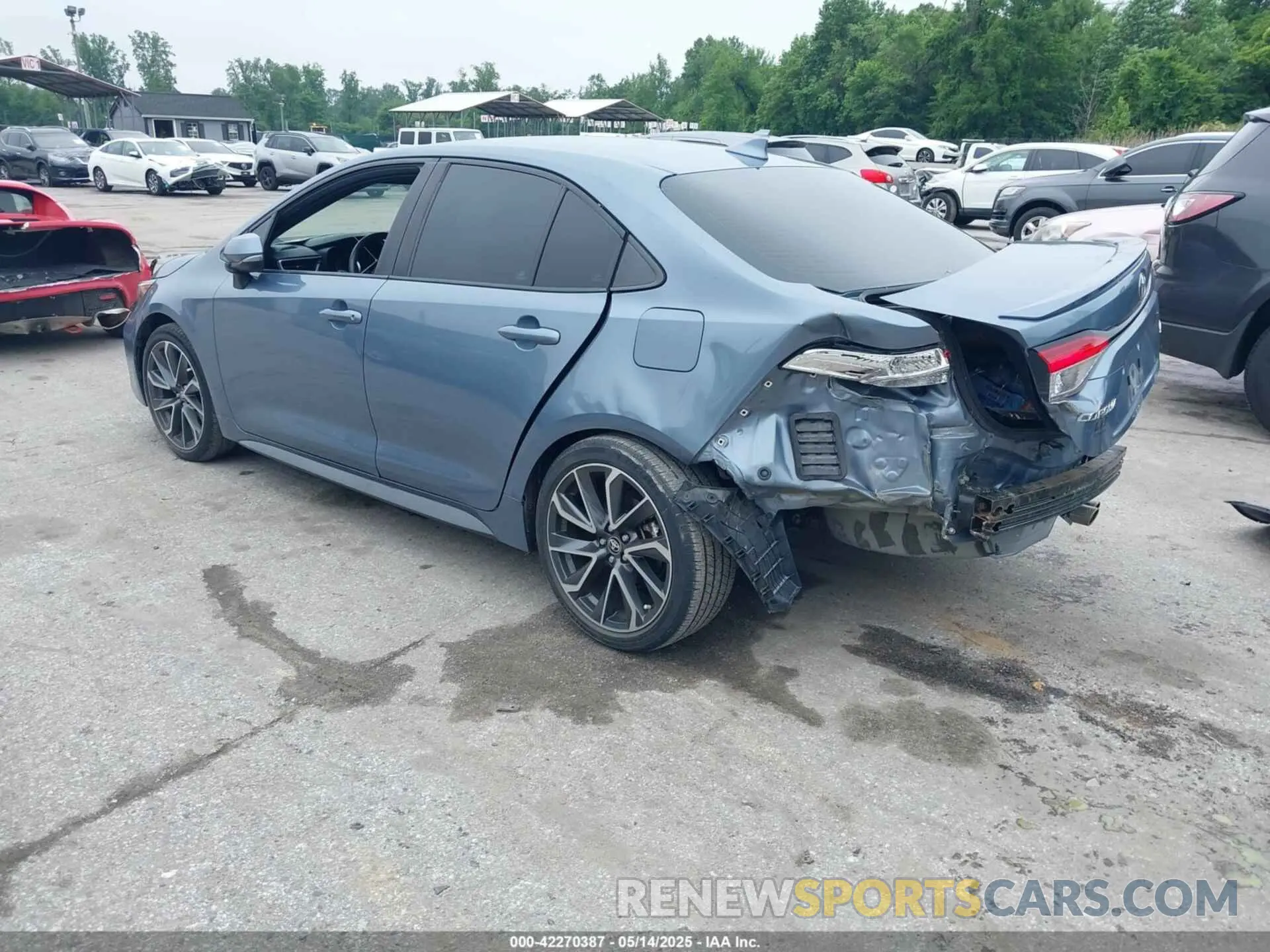 3 fotografías del automóvil dañado 5YFS4RCEXLP035065 TOYOTA COROLLA 2020