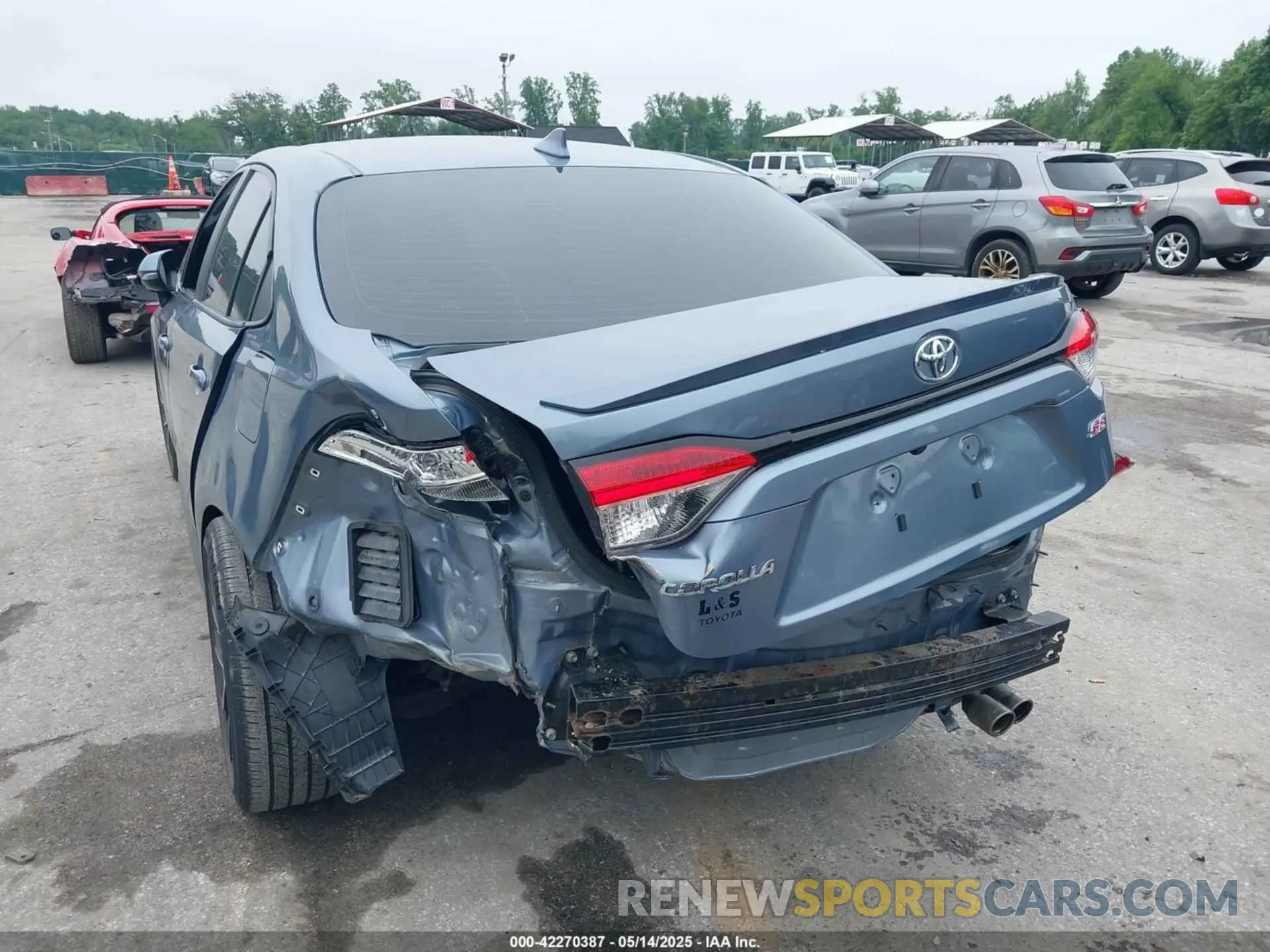 6 fotografías del automóvil dañado 5YFS4RCEXLP035065 TOYOTA COROLLA 2020